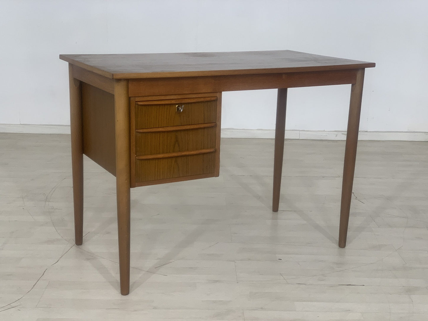 60ER JAHRE TEAK SCHREIBTISCH TISCH SCHREIBTISCHE VINTAGE DESK