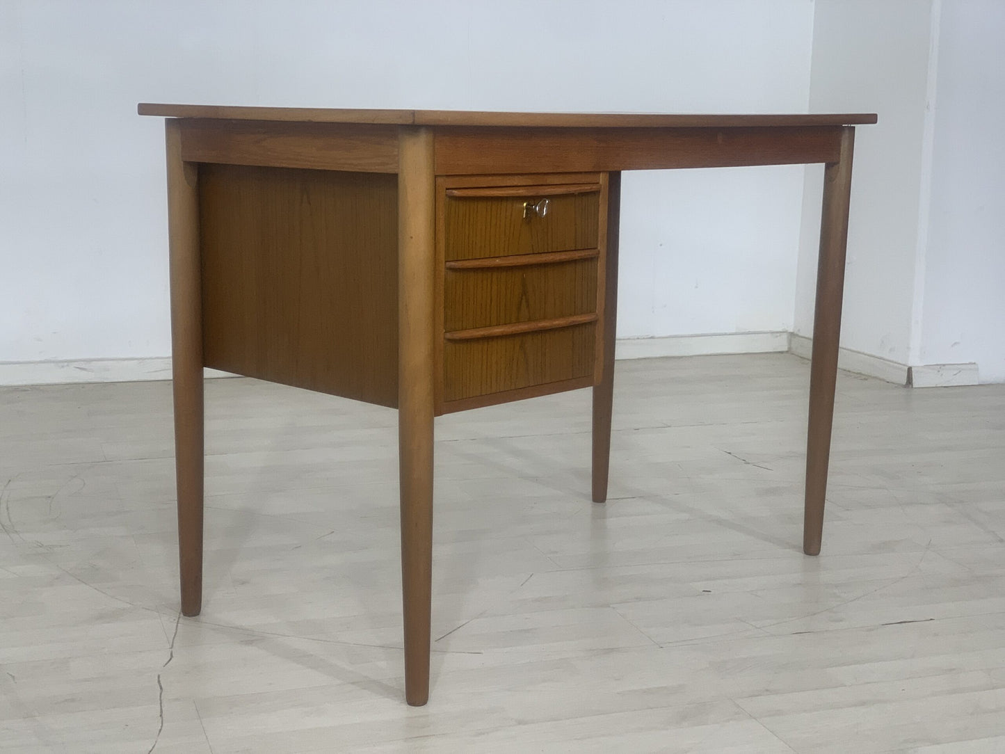 60ER JAHRE TEAK SCHREIBTISCH TISCH SCHREIBTISCHE VINTAGE DESK