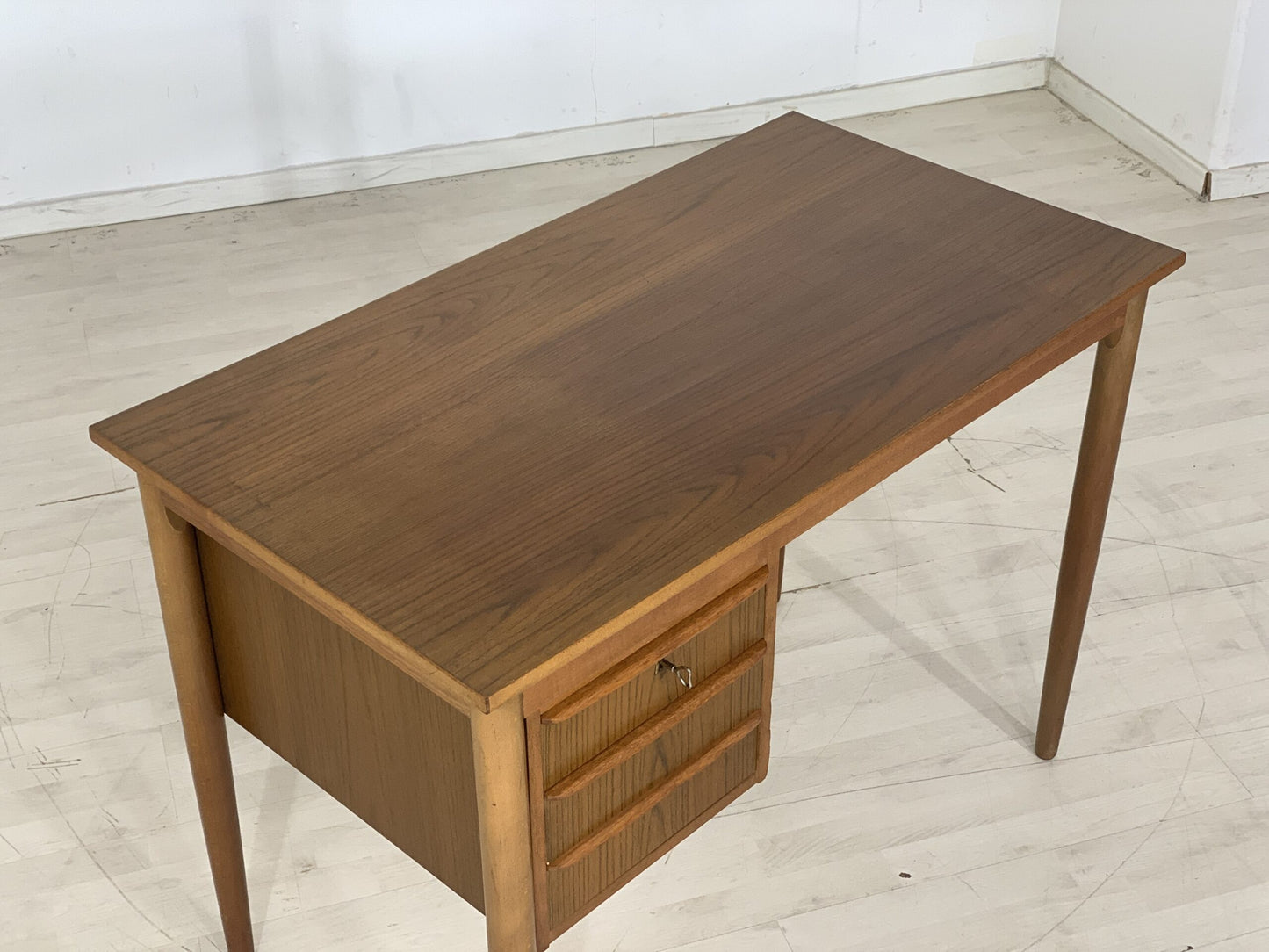 60ER JAHRE TEAK SCHREIBTISCH TISCH SCHREIBTISCHE VINTAGE DESK