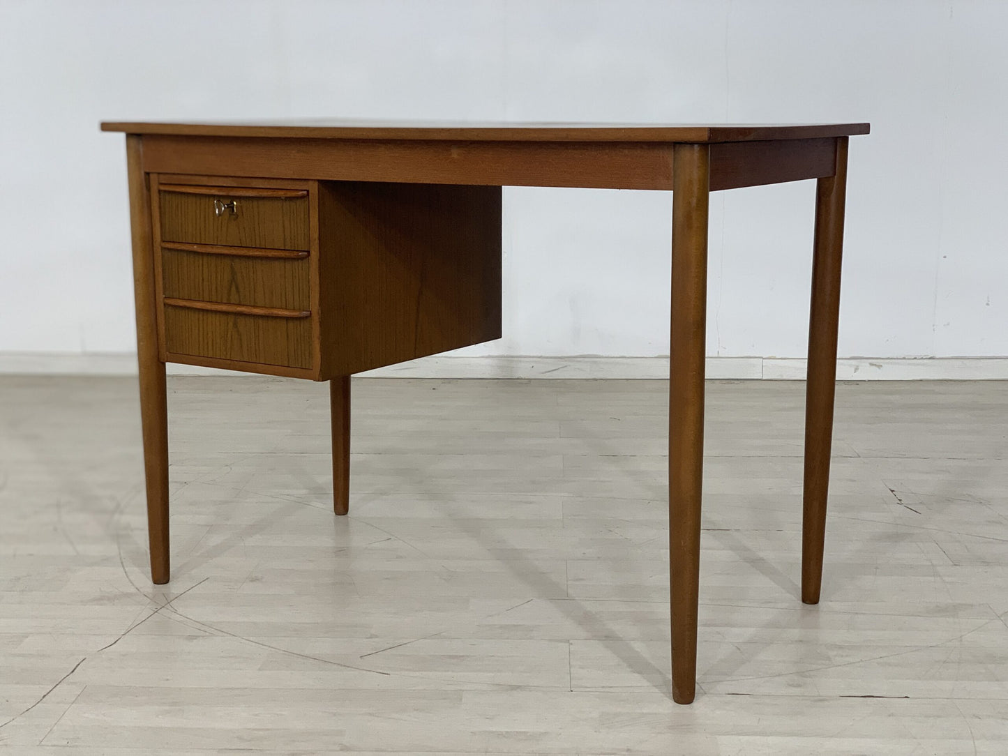 60ER JAHRE TEAK SCHREIBTISCH TISCH SCHREIBTISCHE VINTAGE DESK