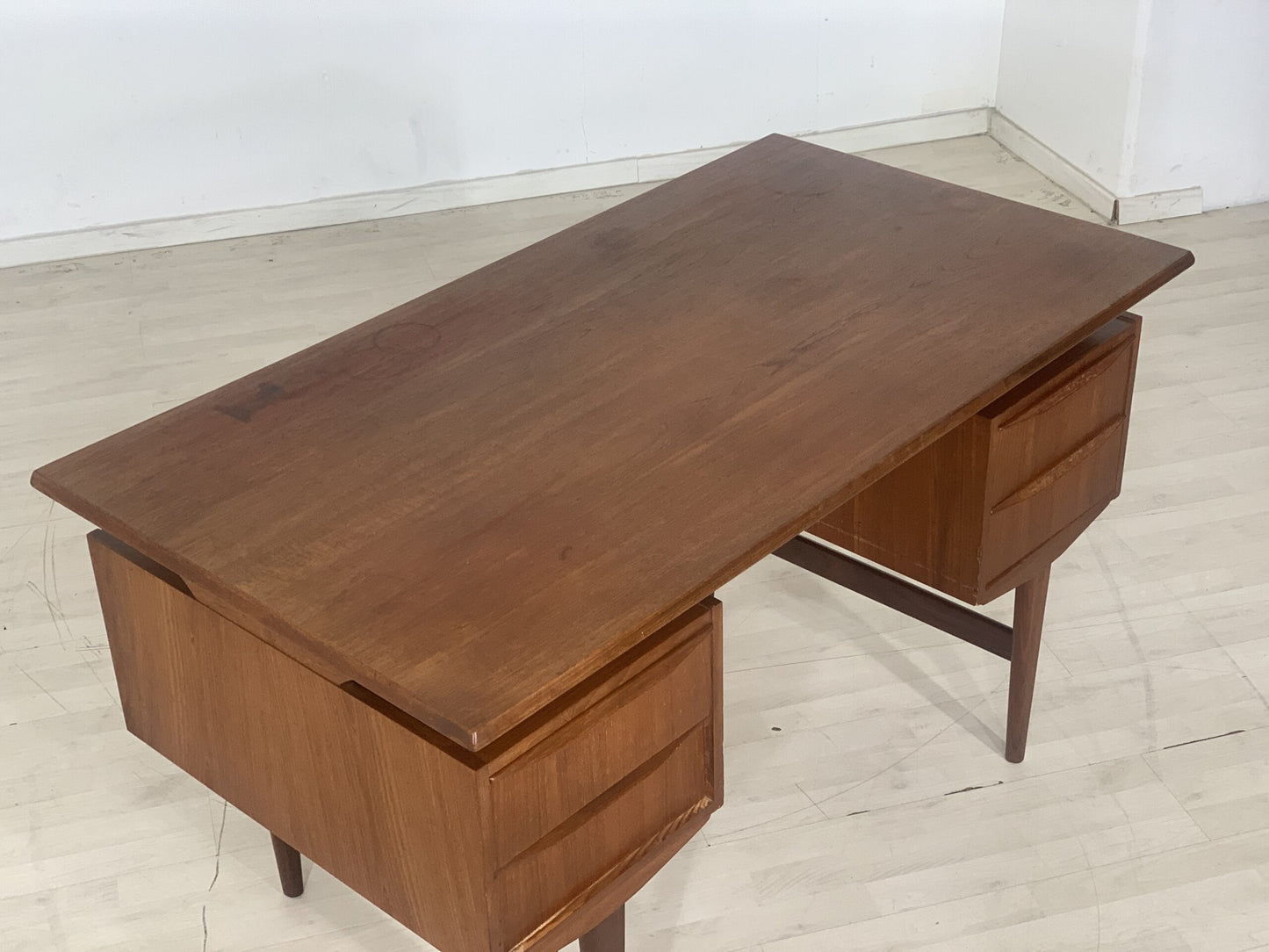 RETRO TEAK DESK OFFICE DESK TABLE VINTAGE DESK