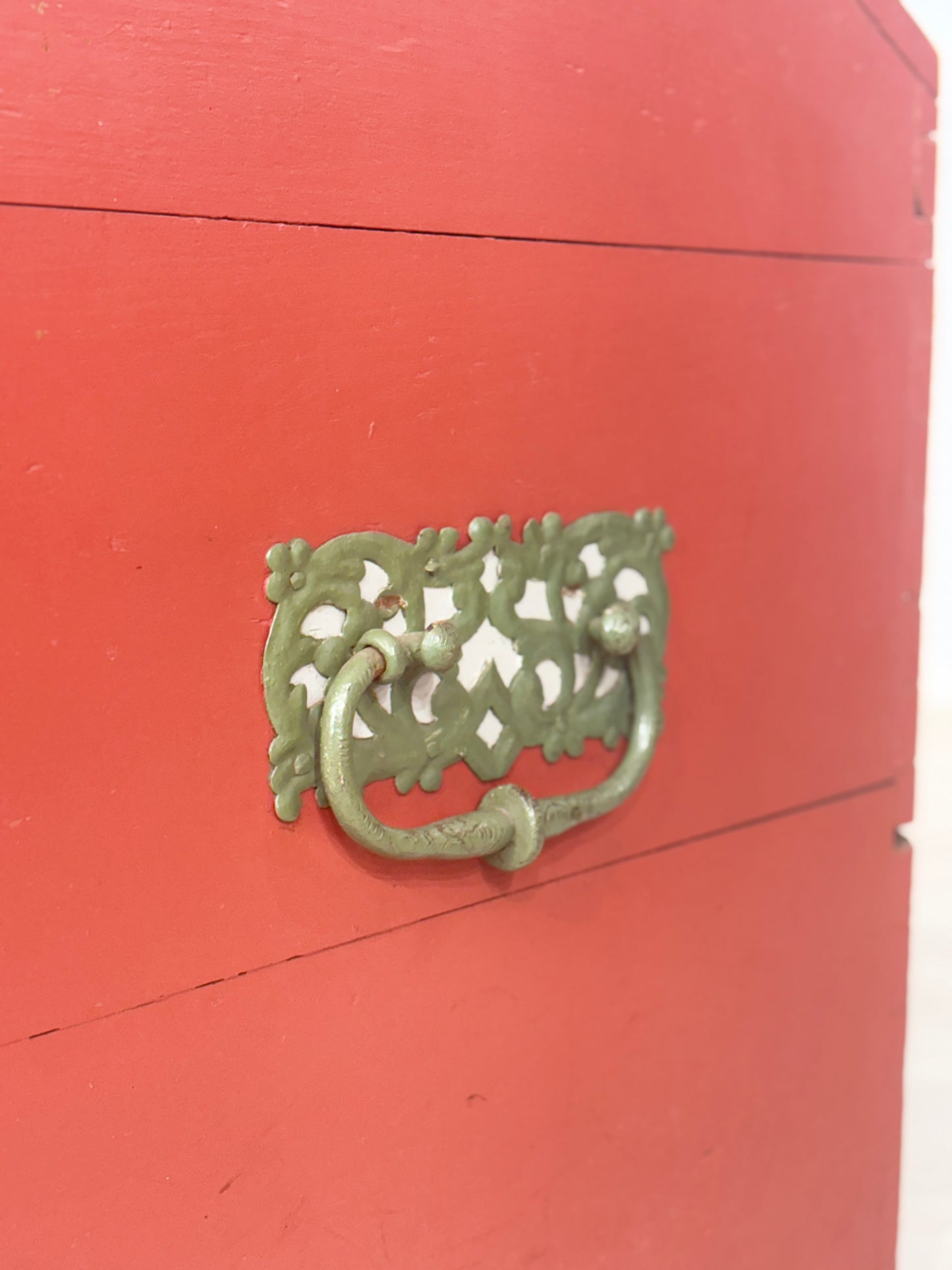 Antik Truhe Kasten Kiste um 1800