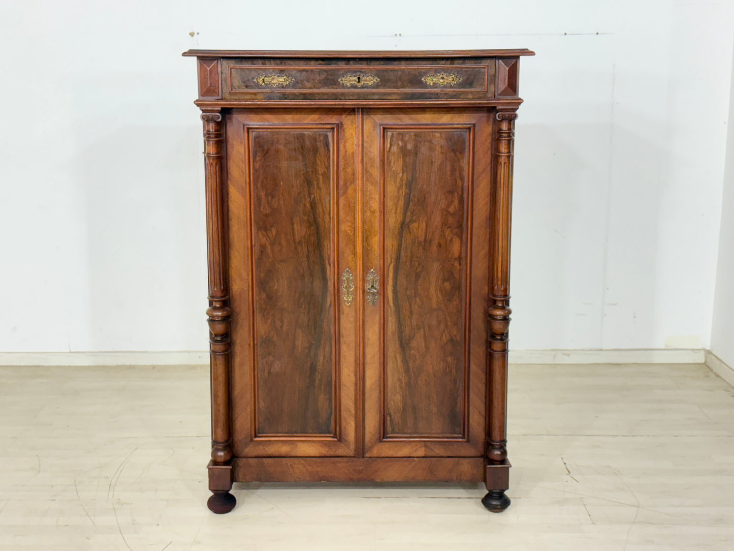 Antikes Gründerzeit Vertiko / Kommode / Schrank – um 1900
