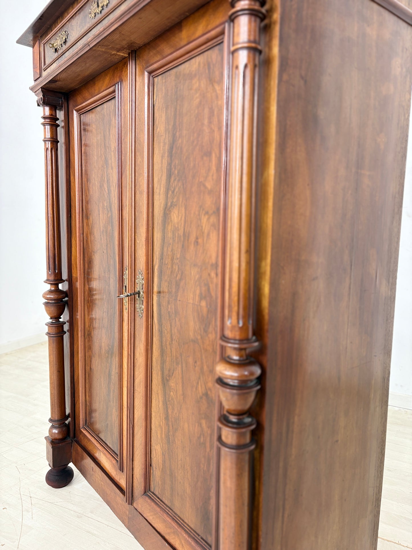 Antikes Gründerzeit Vertiko / Kommode / Schrank – um 1900