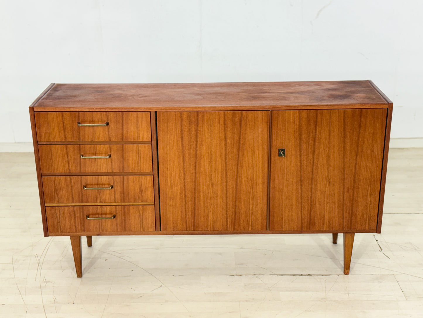 Mid-Century Teak Sideboard | 60er Jahre Kommode | German Design | TV Board