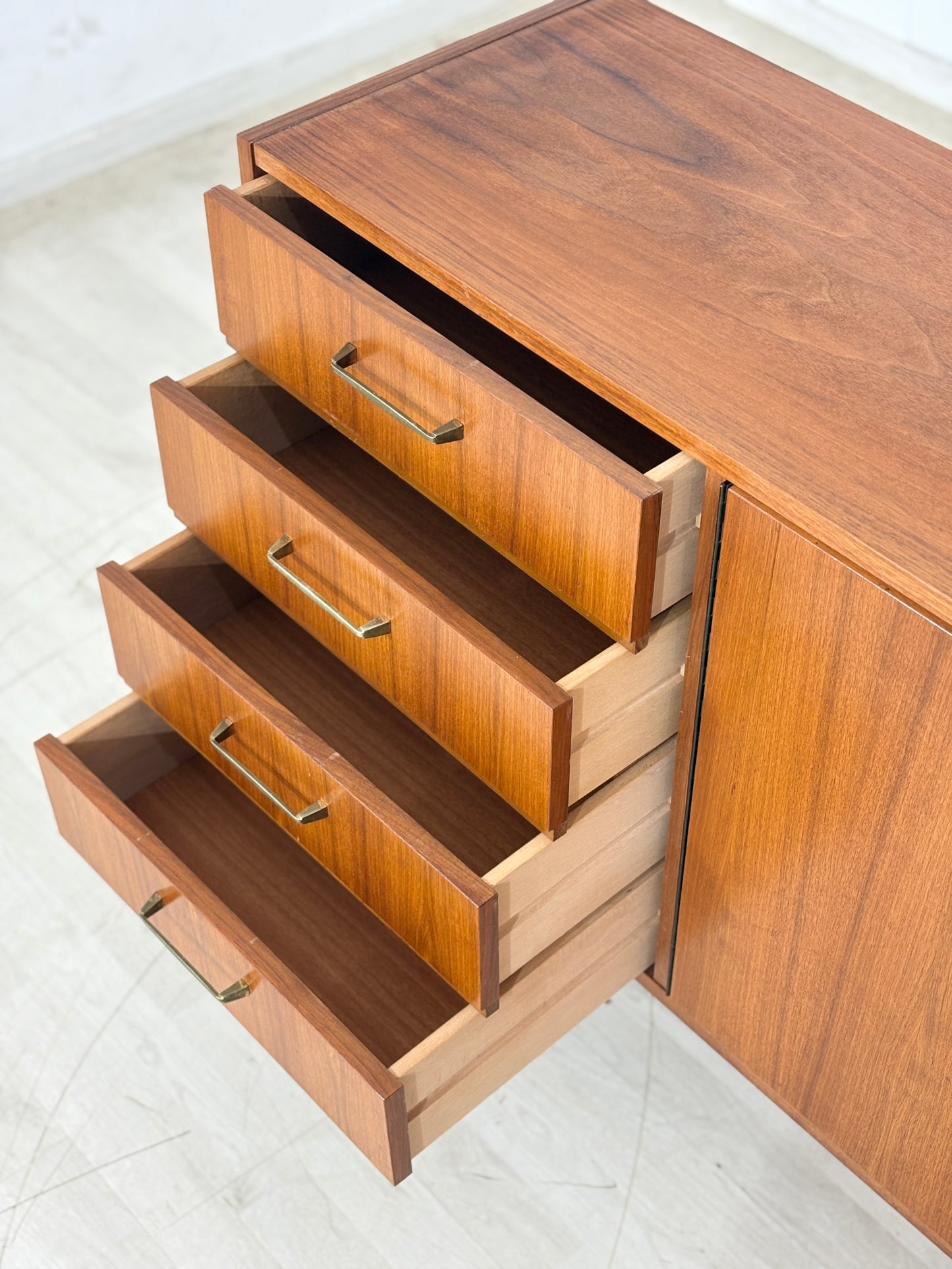 Mid-Century Teak Sideboard | 60er Jahre Kommode | German Design | TV Board