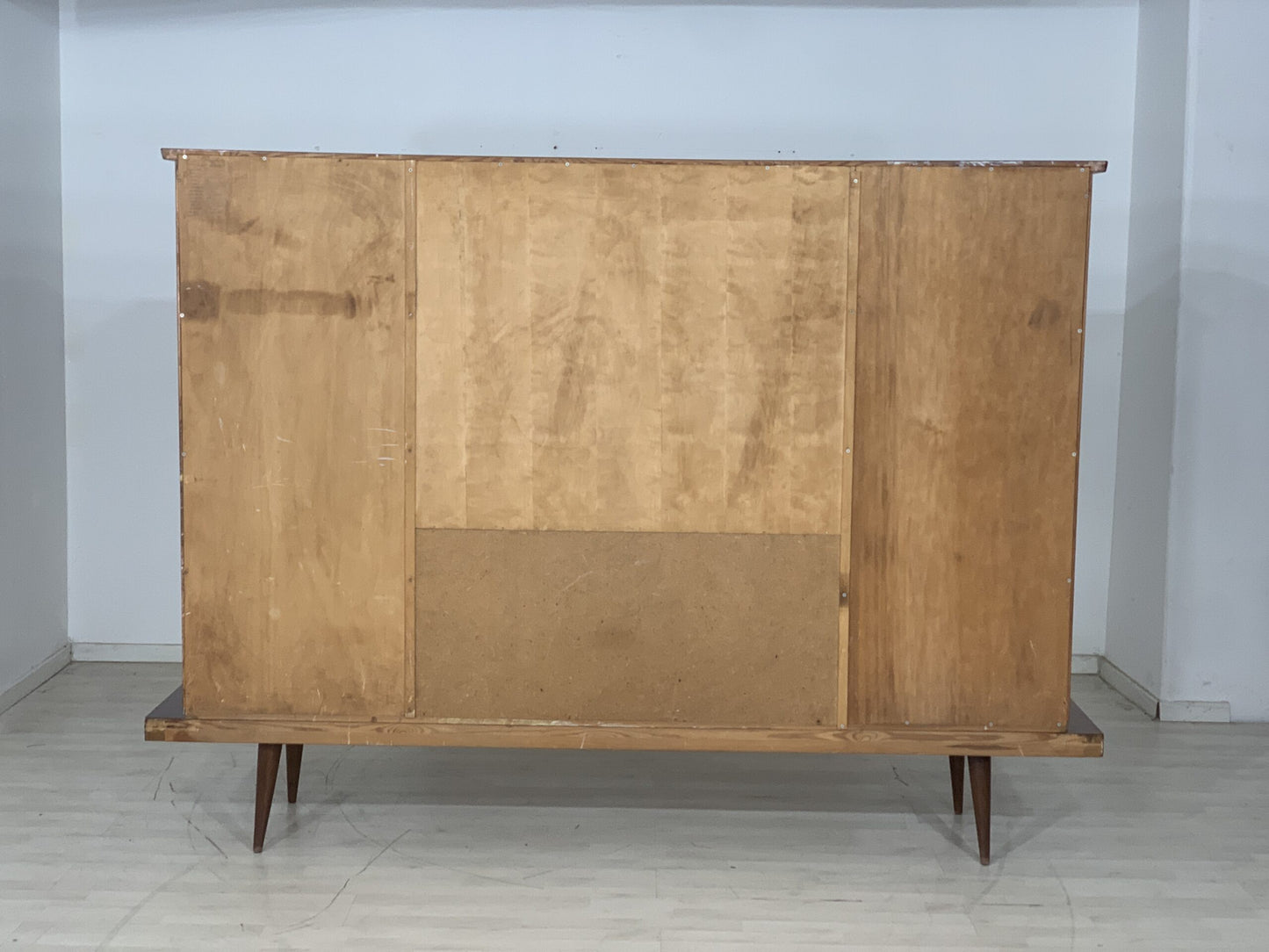 60ER JAHRE ANRICHTE GESCHIRRSCHRANK SCHRANK WOHNZIMMERSCHRANK VINTAGE HIGHBOARD