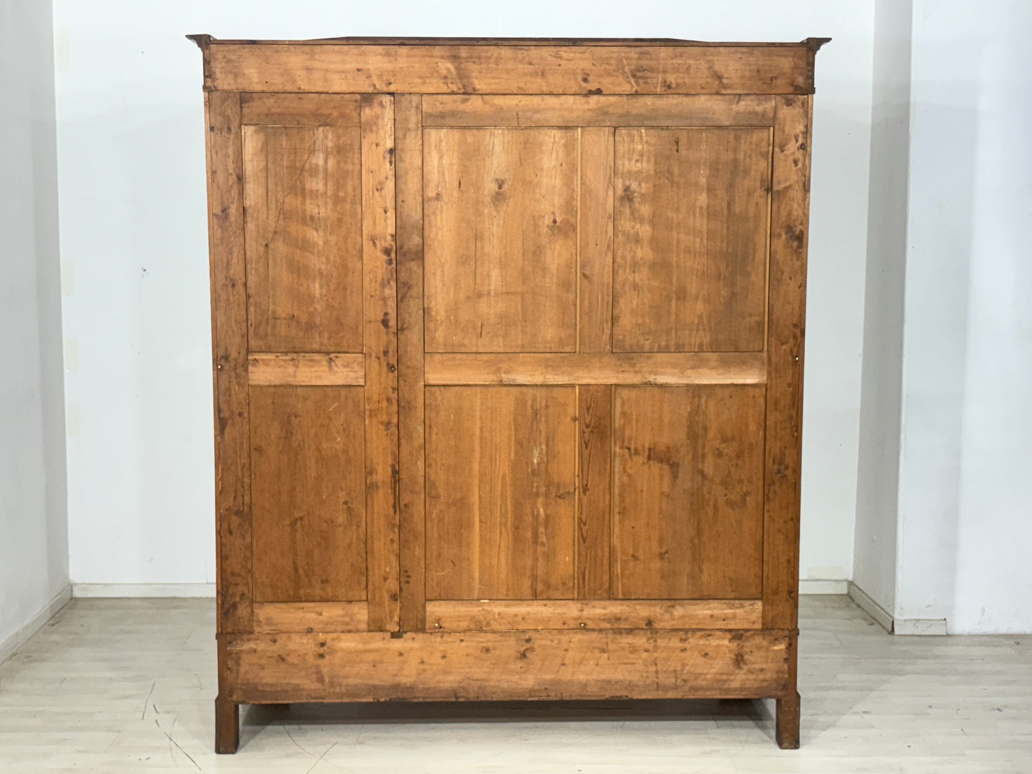 Jugendstil Kleiderschrank| Wäscheschrank| Eiche um 1920 mit Spiegel | German Design