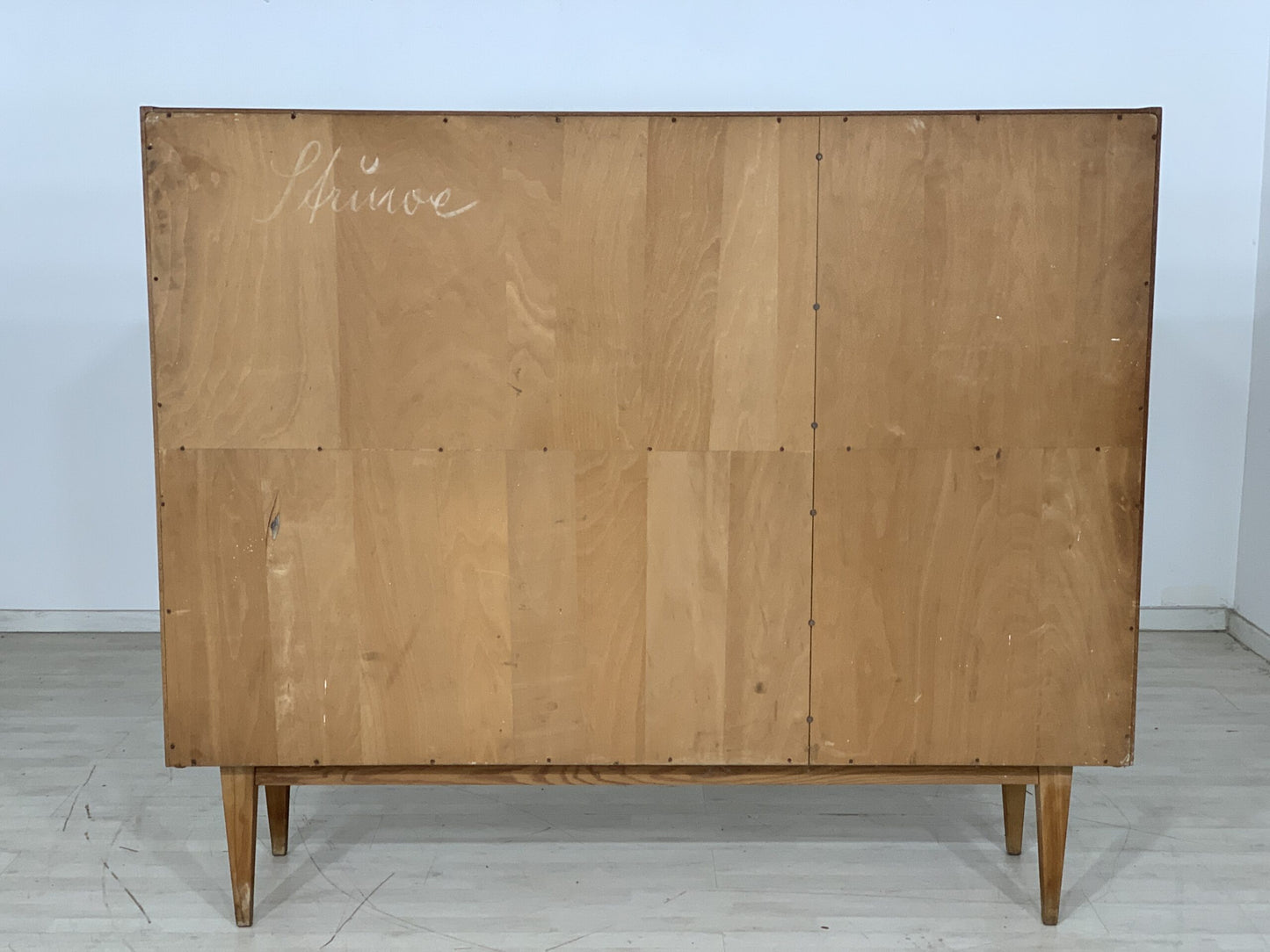 MID CENTURY HELLERAU HIGHBOARD SCHRANK WOHNZIMMERSCHRANK KÜCHENSCHRANK FLURSCHRANK VINTAGE