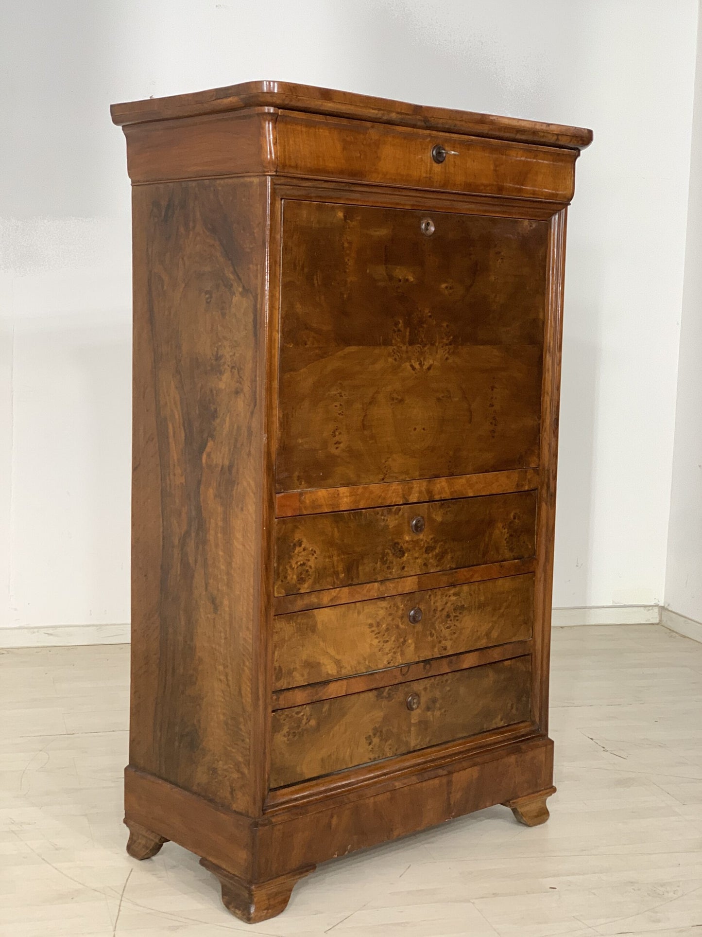 ANTIK KOMMODE SEKRETÄR SCHREIBSCHRANK SCHREIBTISCH HERRENKOMMODE UM 1900