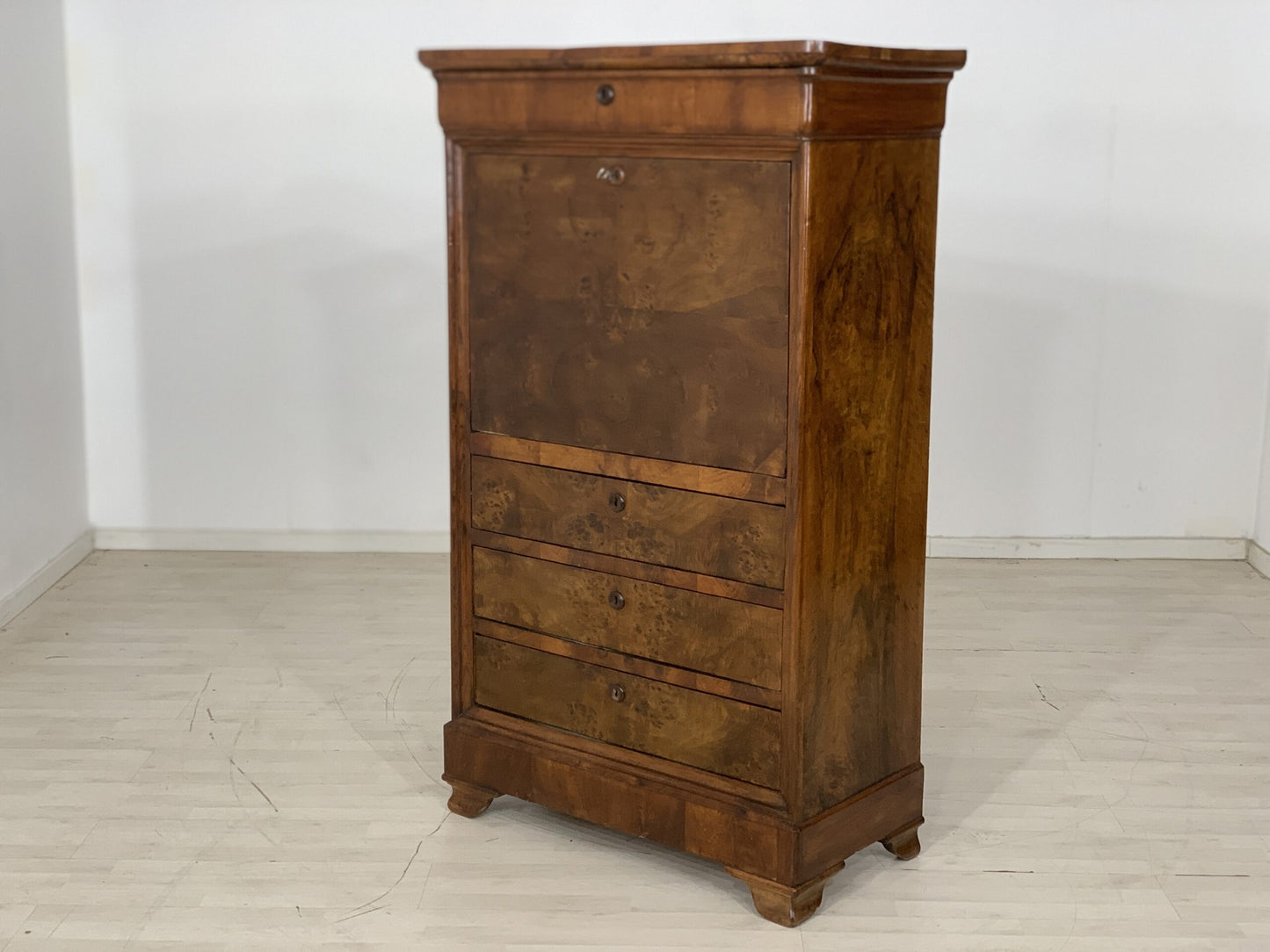 ANTIQUE CHEST OF DRAWERS SECRETARY WRITING CABINET DESK MEN'S CHEST OF DRAWERS AROUND 1900