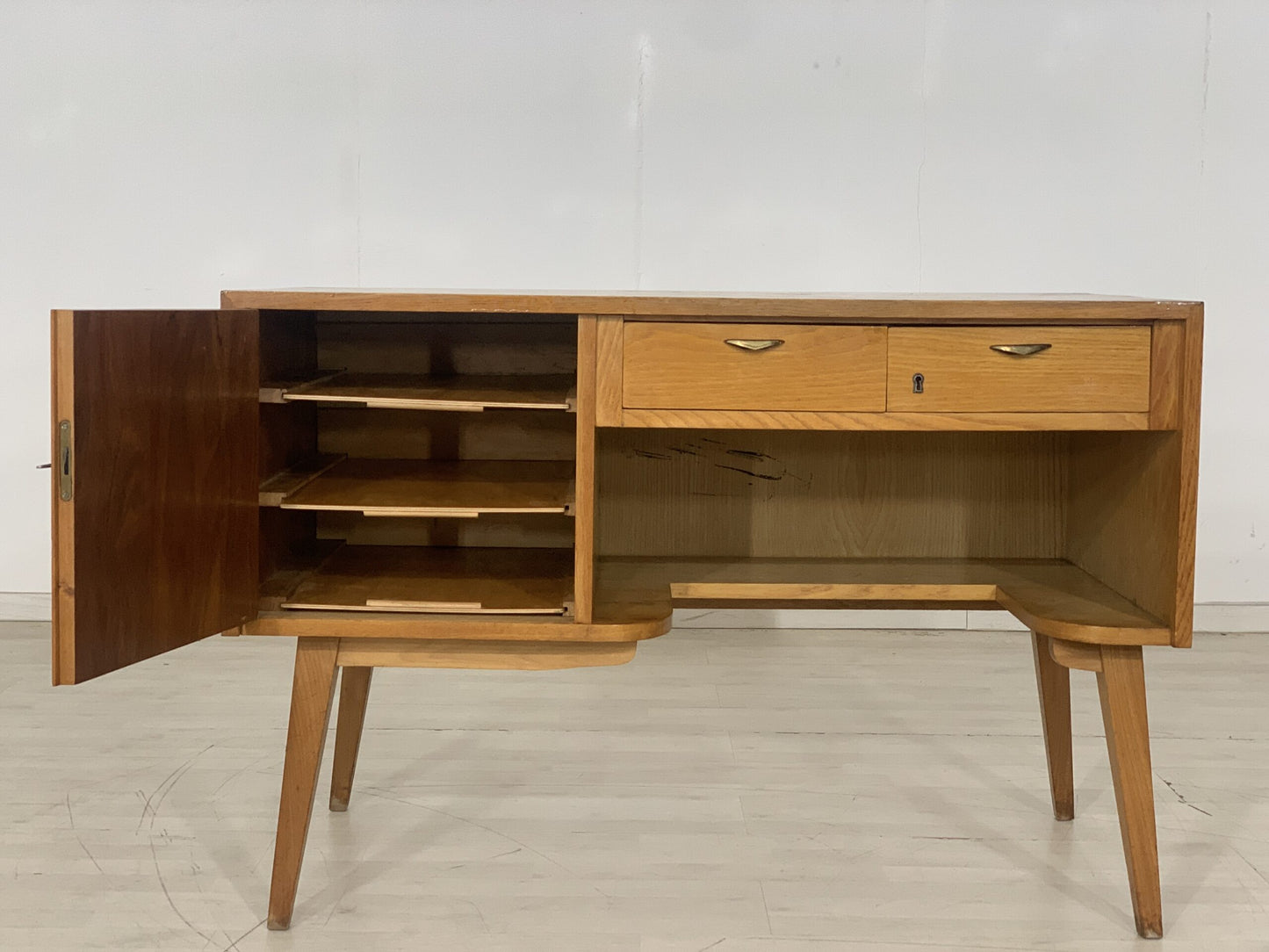 MID CENTURY SCHREIBTISCH TISCH FRISIERTISCH VINTAGE DESK