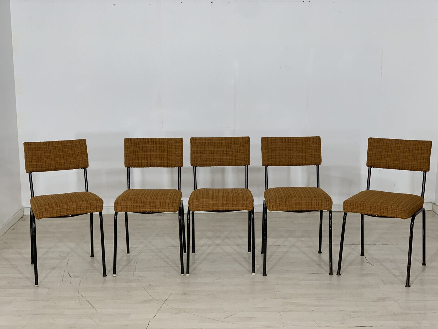 5x 60'S DINING ROOM CHAIRS KITCHEN CHAIRS VINTAGE