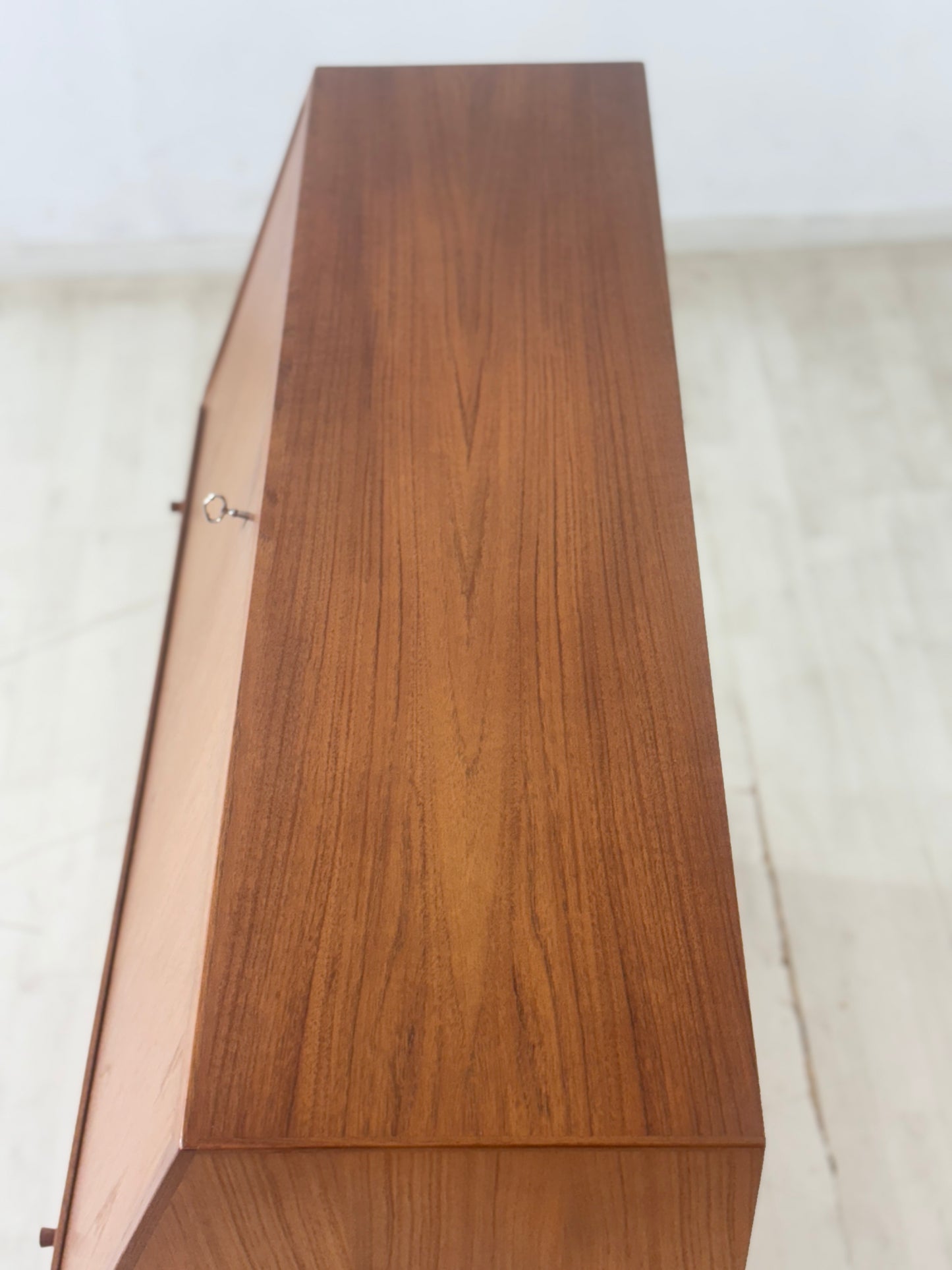 Danish Design Mid-Century Sekretärtisch / Teak Schreibsekretär / 60er Jahre Schreibtisch / Danish Teak Sekretär / Designer: Bernhard Pedersen & Søn / Hersteller: Eskilstrup-Falster Møbelfabrik