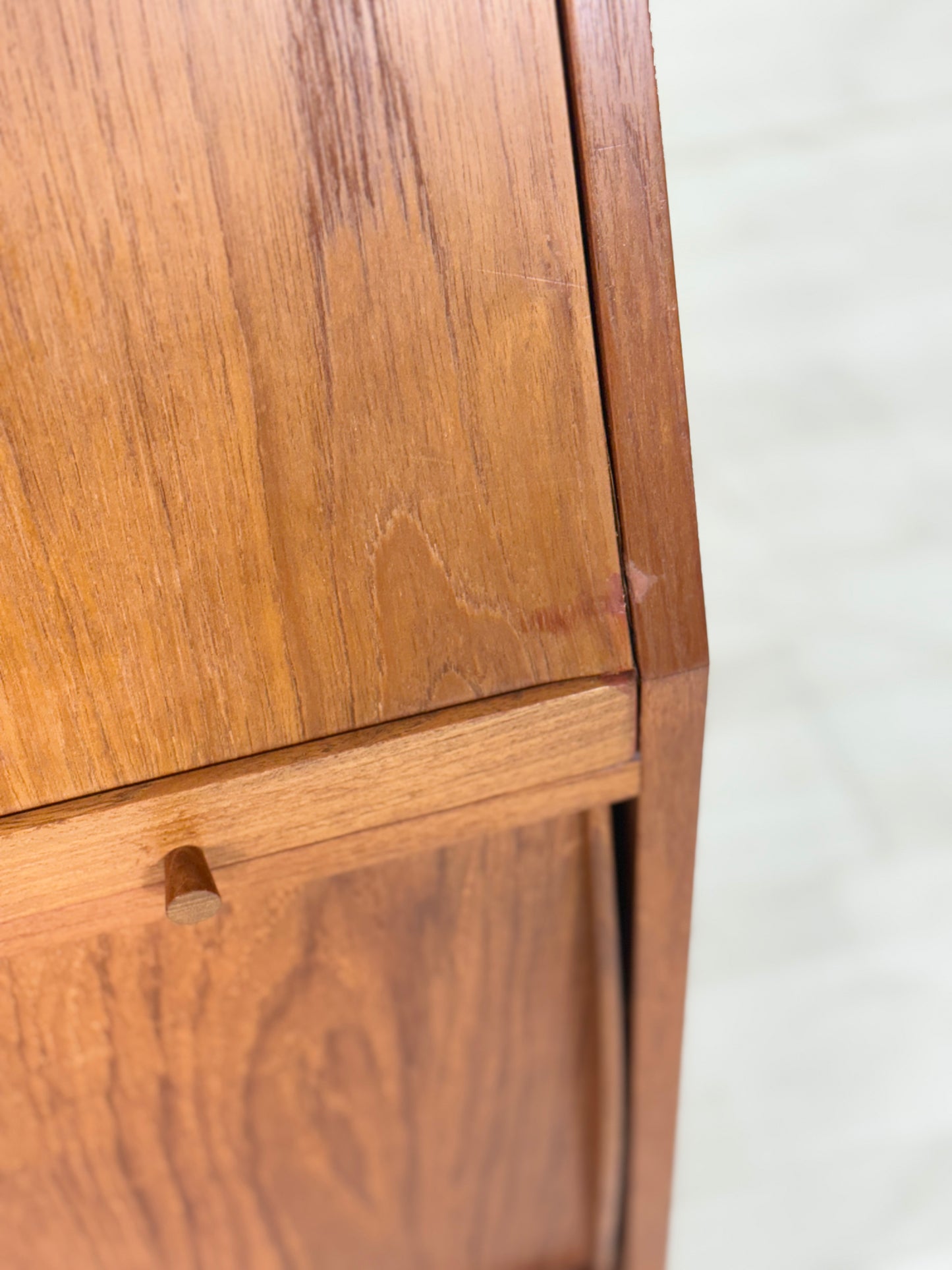 Danish Design Mid-Century Sekretärtisch / Teak Schreibsekretär / 60er Jahre Schreibtisch / Danish Teak Sekretär / Designer: Bernhard Pedersen & Søn / Hersteller: Eskilstrup-Falster Møbelfabrik