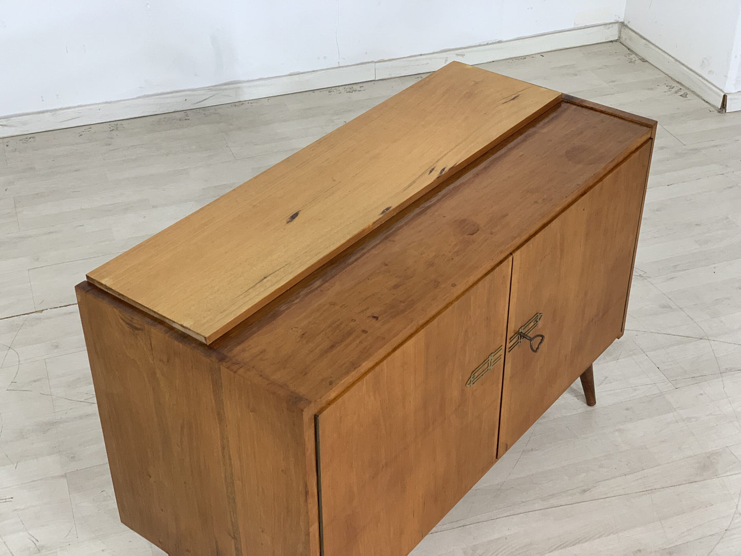 60er JAHRE MID CENTURY KOMMODE SIDEBOARD SCHRANK VINTAGE