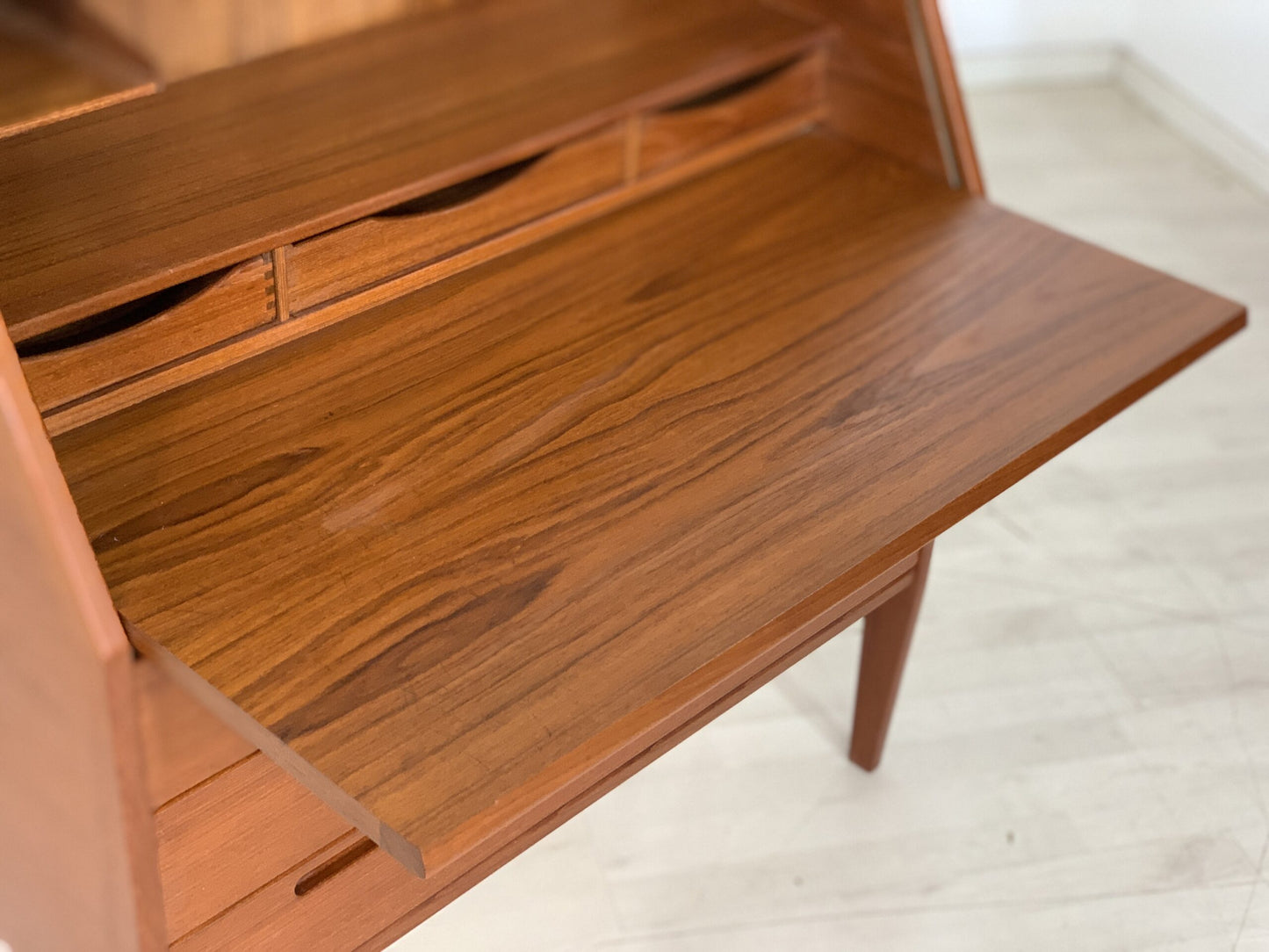 DANISH TEAK SEKRETÄR SCHREIBSCHRANK SCHREIBTISCH KOMMODE KAI KRISTIANSEN