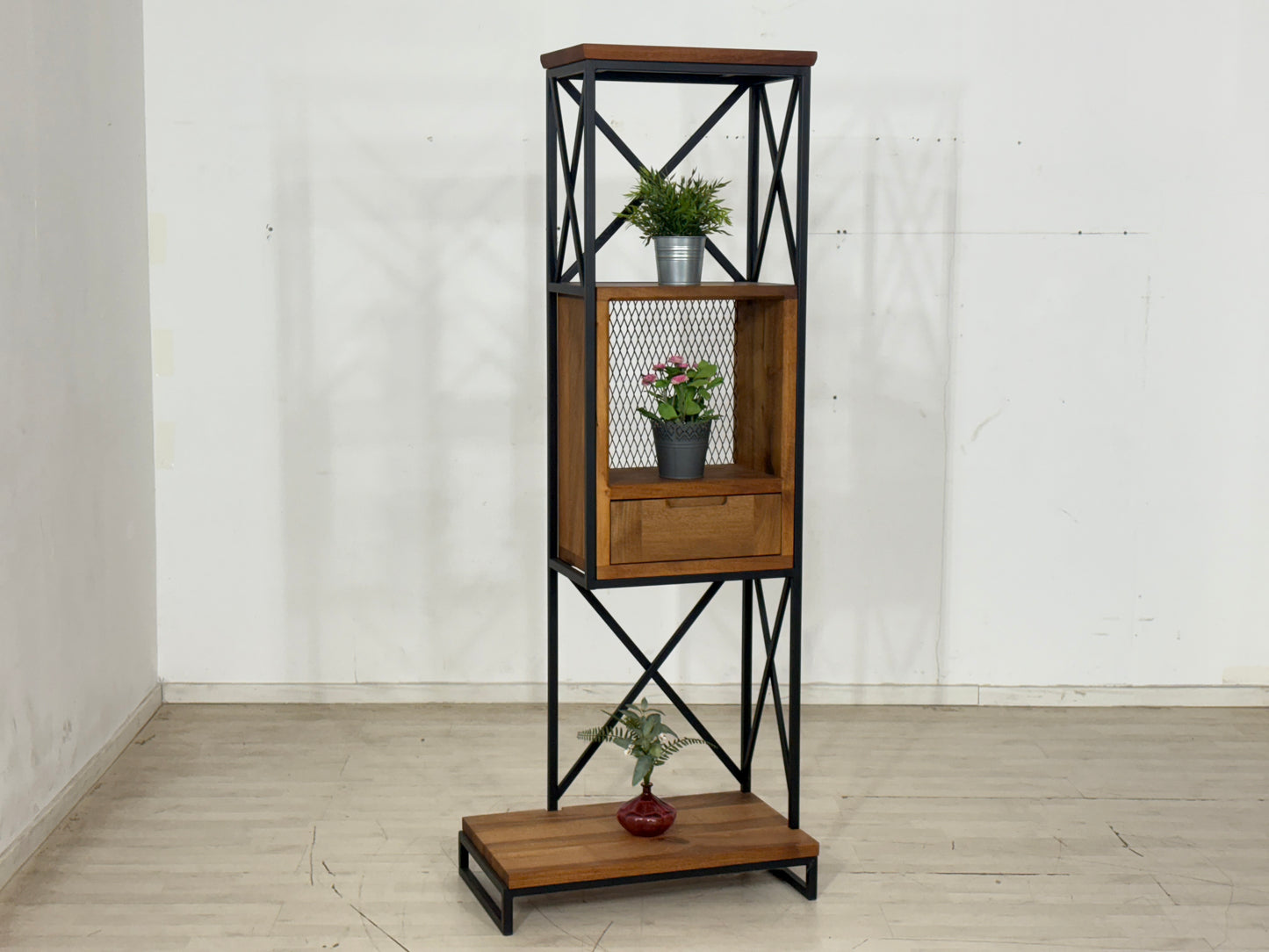Industrial-Design Regal Deko Schrank Kommode Bücherregal