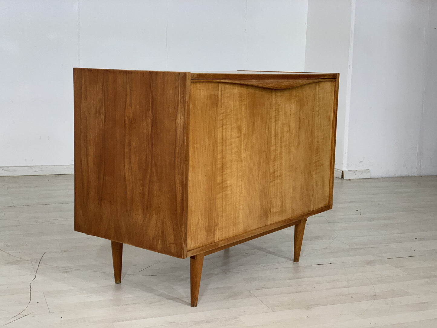 MID CENTURY SHOE CABINET