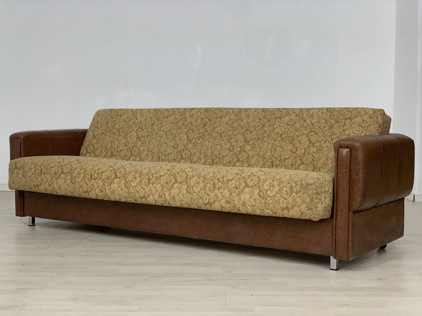 70er Jahre Sofa Couch Schlafcouch Ausziehbar Vintage Daybed