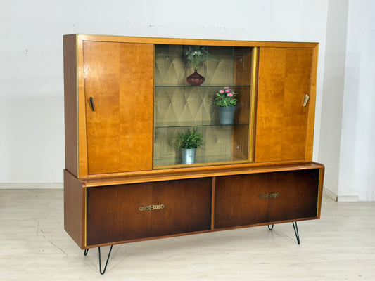 Mid Century Highboard / Barschrank / Buffet / Geschirrschrank / Schrank