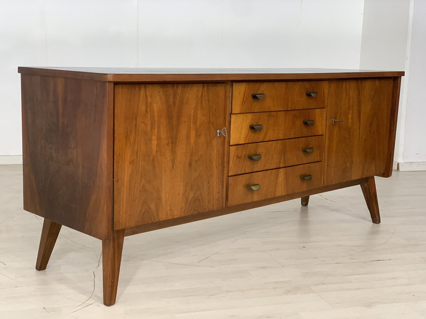 MID CENTURY ANRICHTE KOMMODE SIDEBOARD WOHNZIMMERSCHRANK VINTAGE