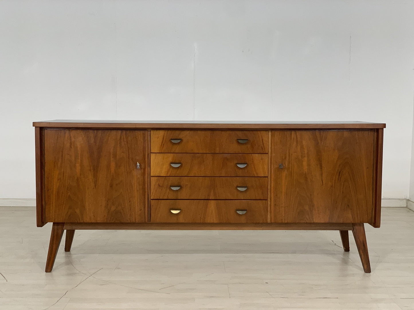 MID CENTURY ANRICHTE KOMMODE SIDEBOARD WOHNZIMMERSCHRANK VINTAGE