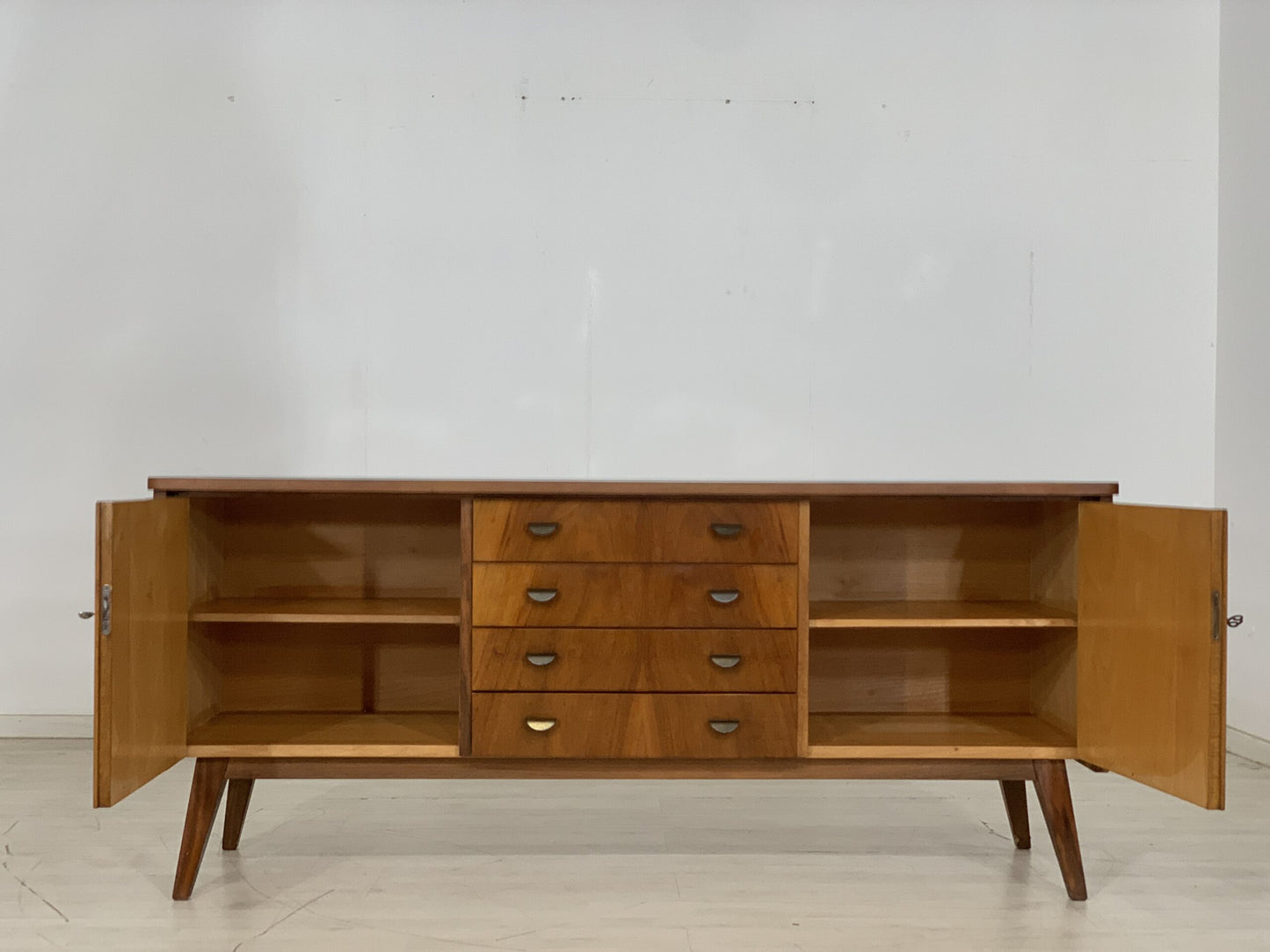 MID CENTURY ANRICHTE KOMMODE SIDEBOARD WOHNZIMMERSCHRANK VINTAGE