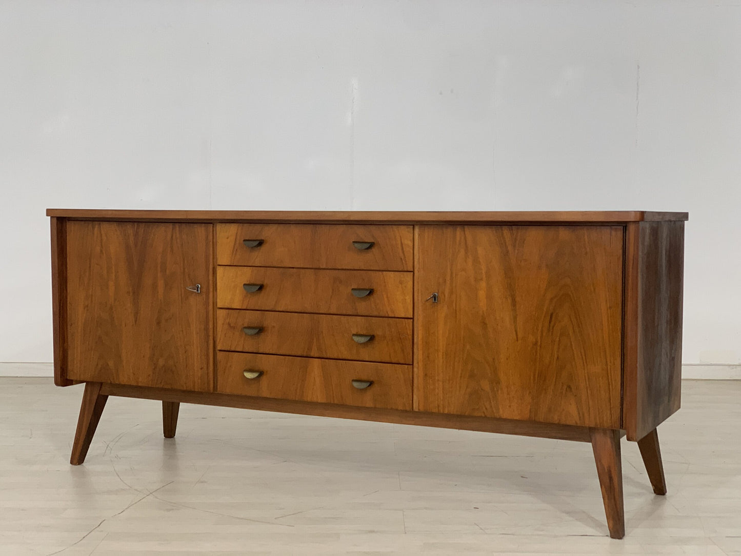 MID CENTURY ANRICHTE KOMMODE SIDEBOARD WOHNZIMMERSCHRANK VINTAGE