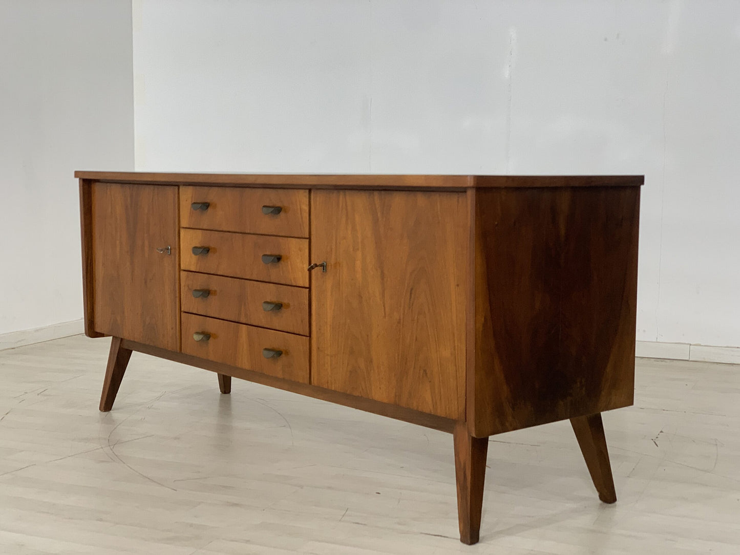 MID CENTURY ANRICHTE KOMMODE SIDEBOARD WOHNZIMMERSCHRANK VINTAGE