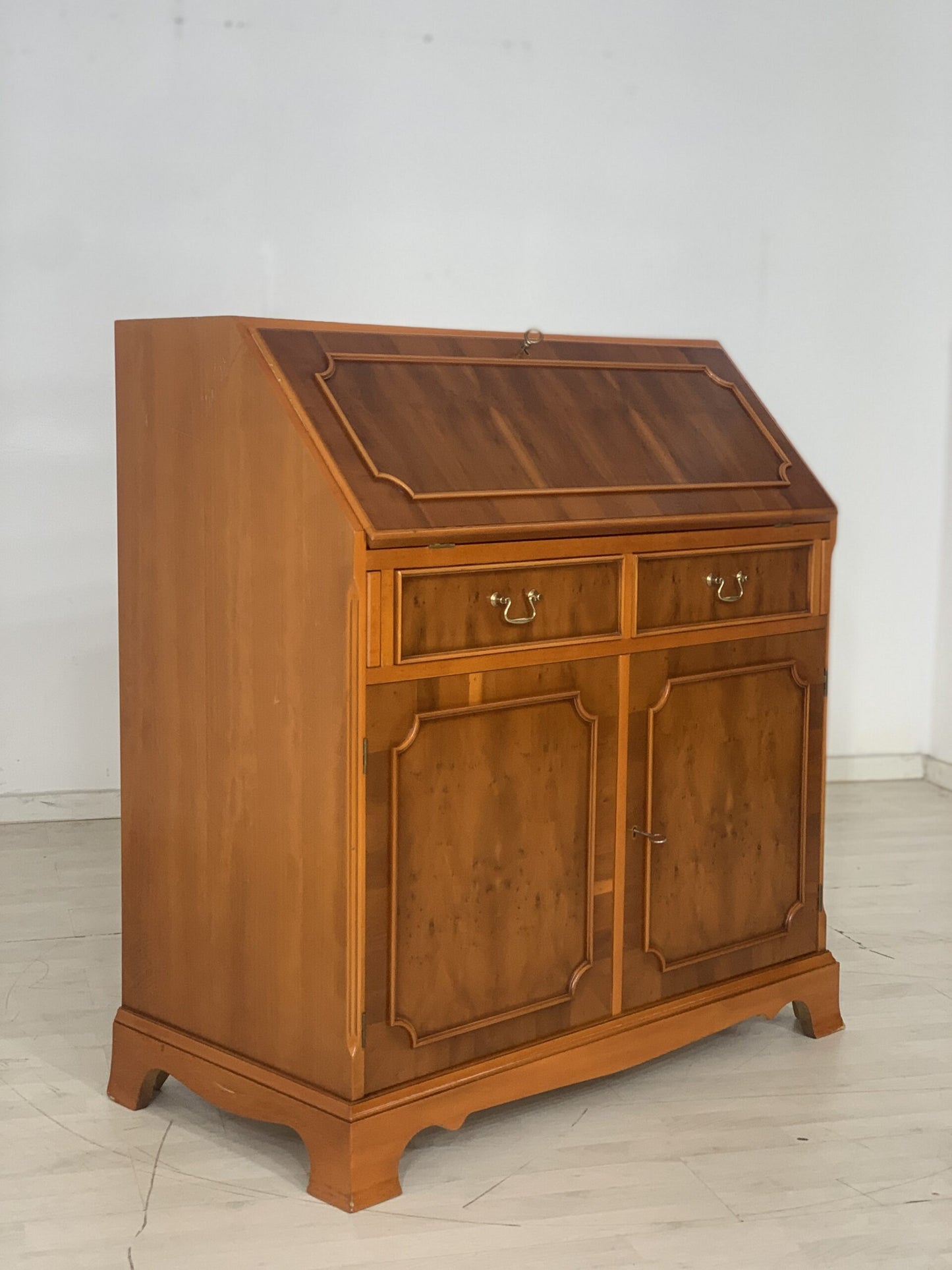 BUREAU DE SECRÉTAIRE DU MILIEU DU SIÈCLE, ARMOIRE D'ÉCRITURE VINTAGE