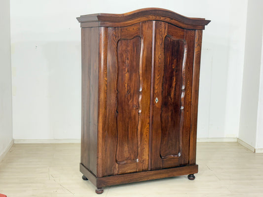 Antiker Kleiderschrank / Barockstil Schrank / Wäscheschrank / Schrank um 1880