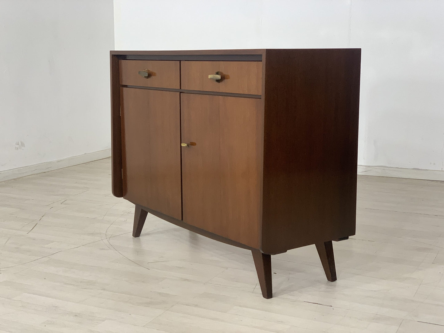 60er JAHRE MID CENTURY KOMMODE SIDEBOARD SCHRANK FLURSCHRANK VINTAGE