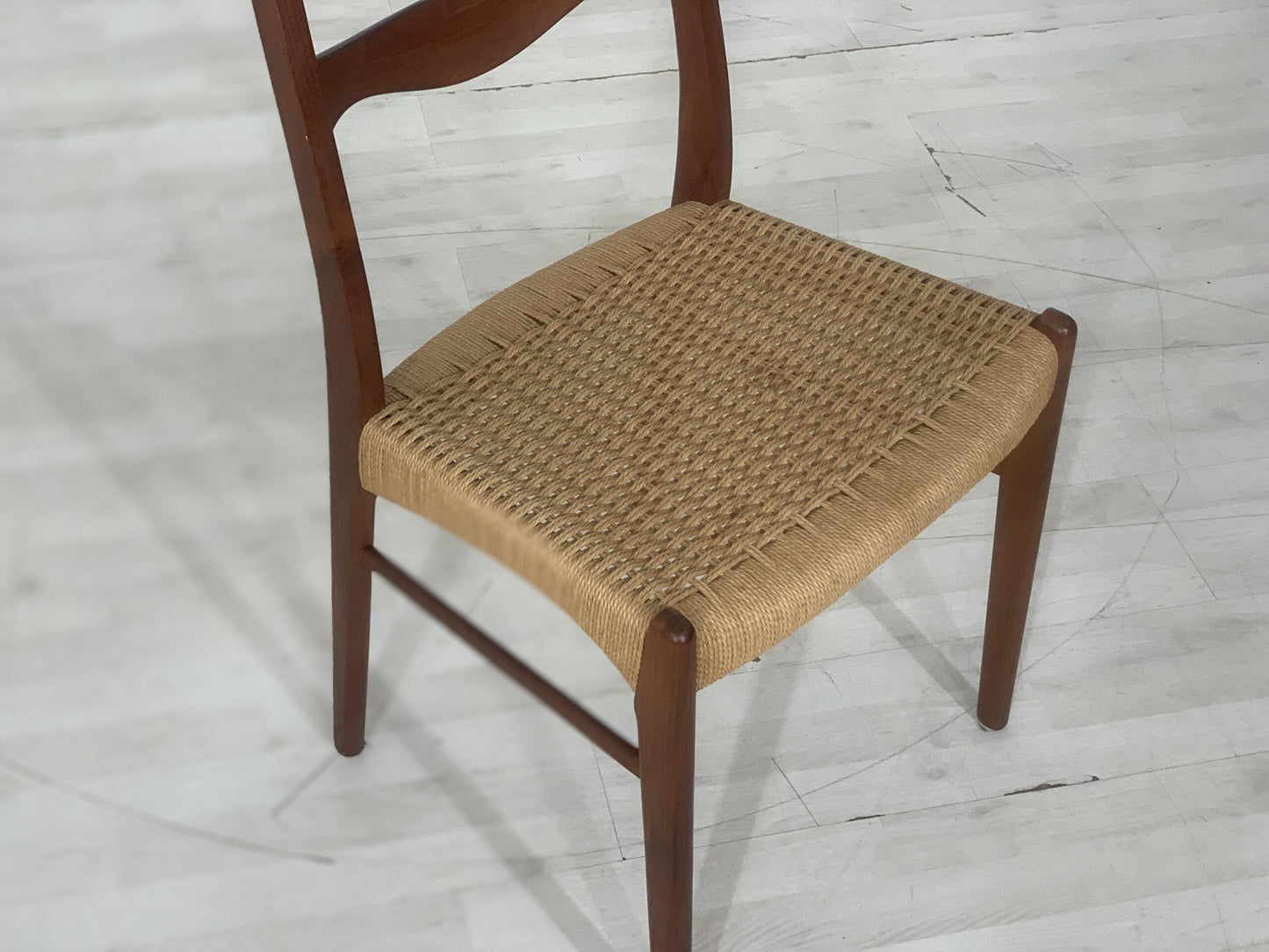 DANISH TEAK CHAIR O. MØLLER DINING ROOM CHAIR OFFICE CHAIR VINTAGE