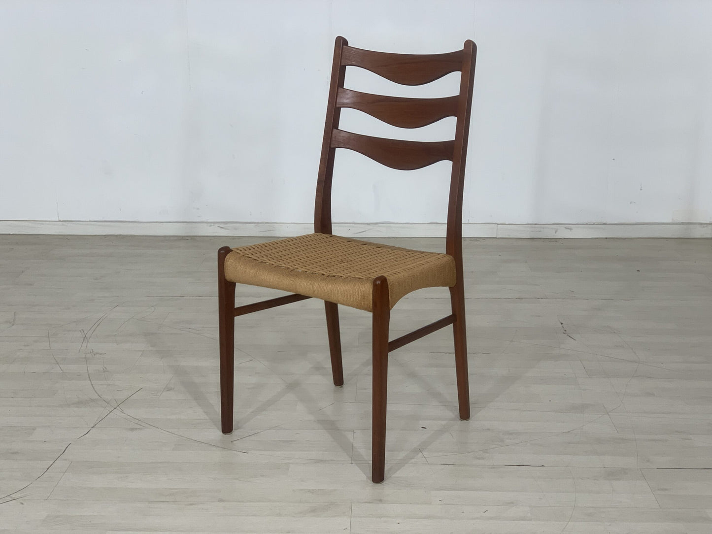 DANISH TEAK CHAIR O. MØLLER DINING ROOM CHAIR OFFICE CHAIR VINTAGE