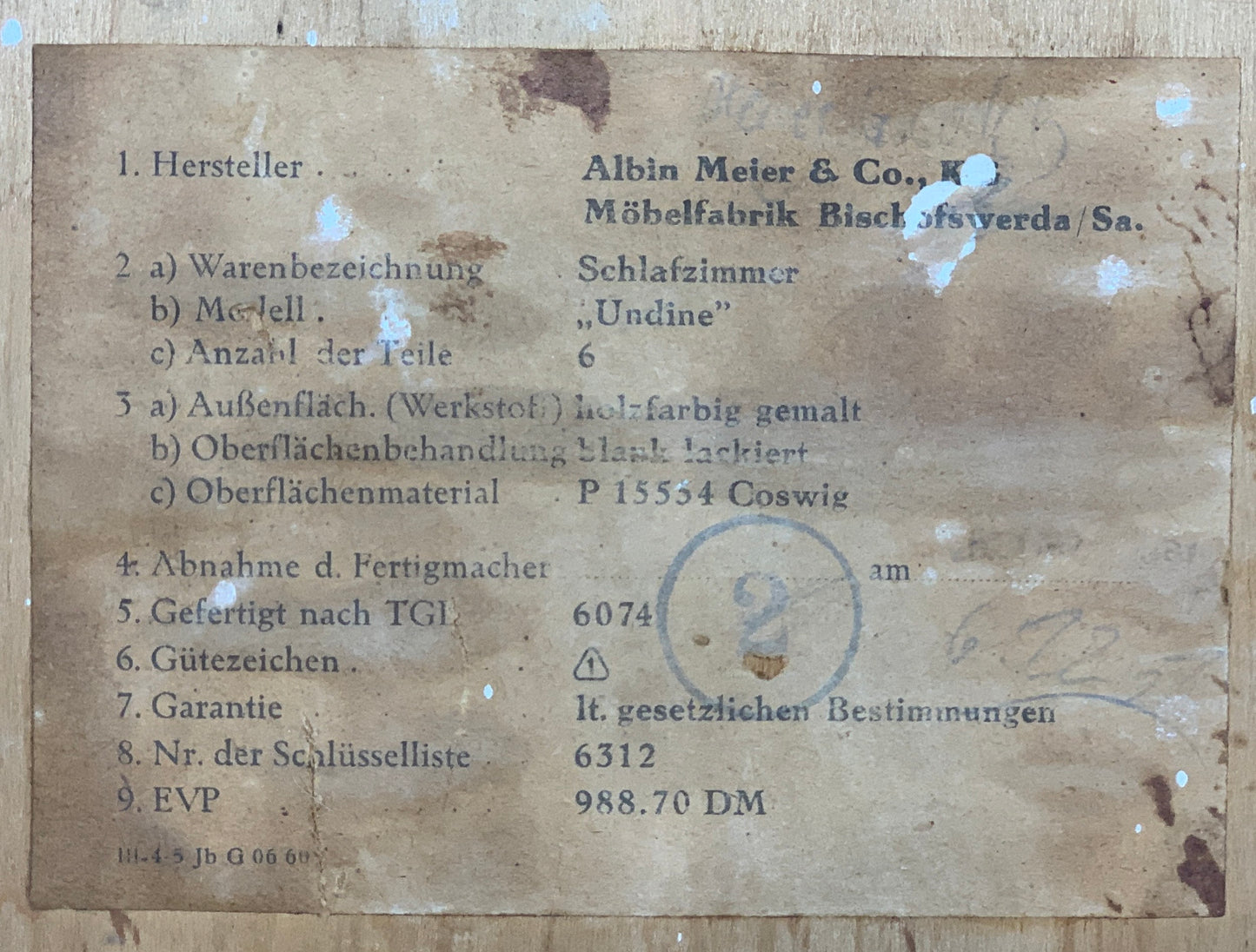 60ER JAHRE KLEIDERSCHRANK WÄSCHESCHRANK SCHLAFZIMMERSCHRANK SCHRANK VINTAGE