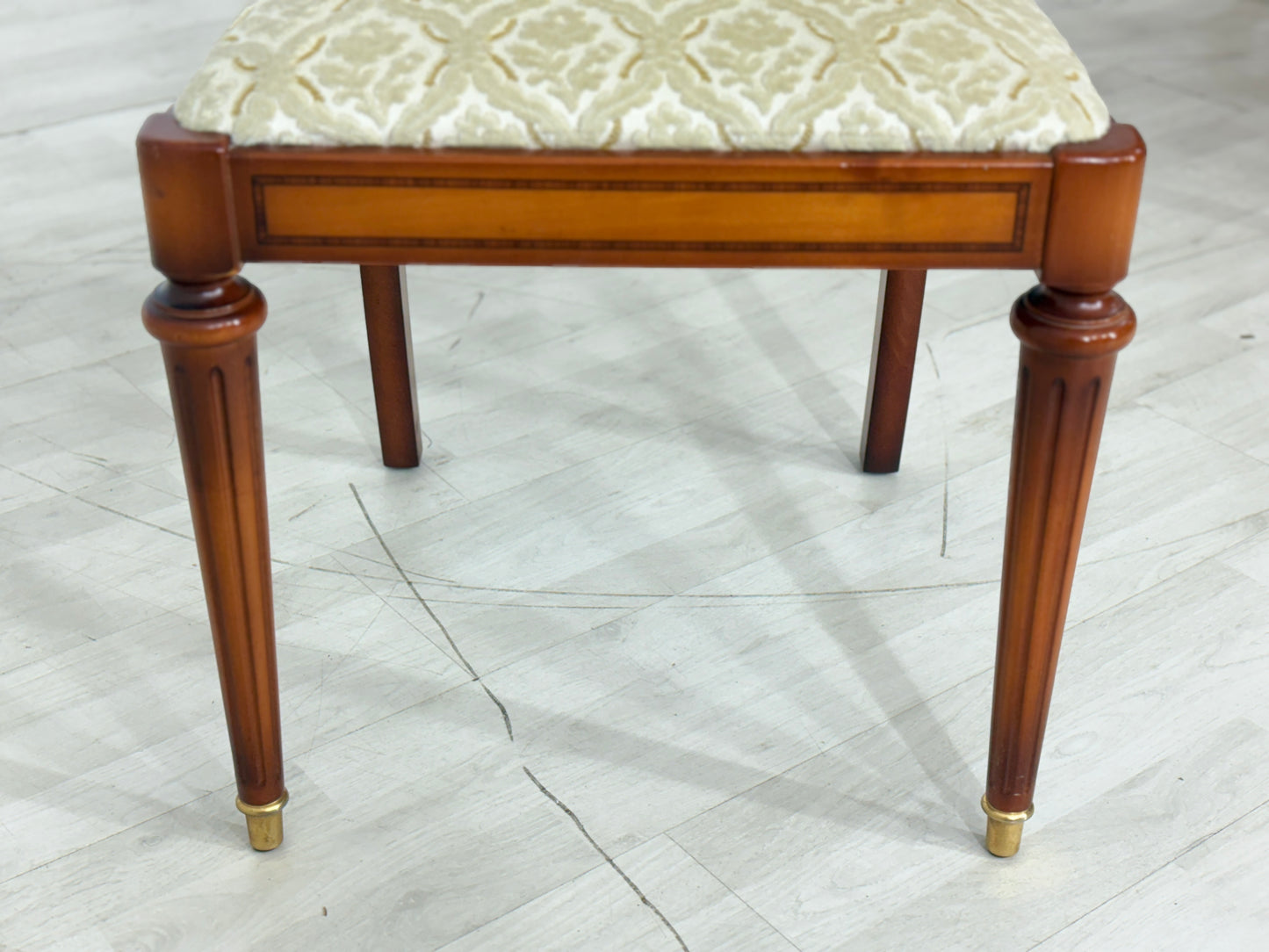 6x Hochwertige Warrings Stühle / Vintage Esszimmerstühle / Kirschbaum Küchenstühle