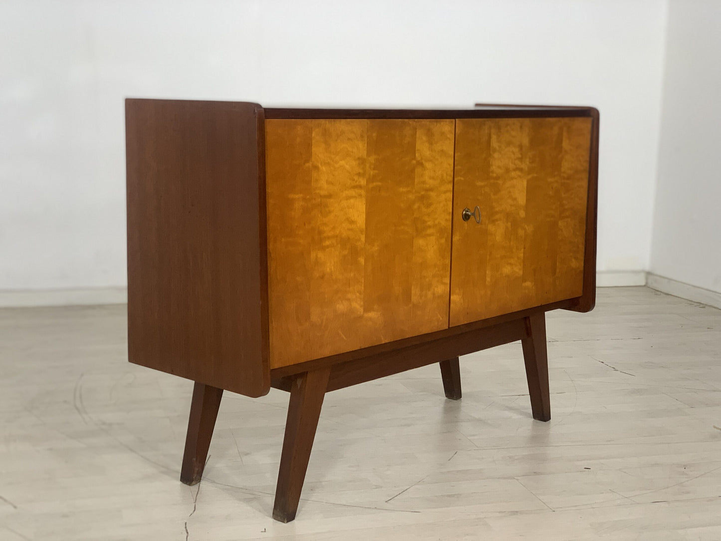 60er JAHRE MID CENTURY KOMMODE SIDEBOARD SCHRANK VINTAGE