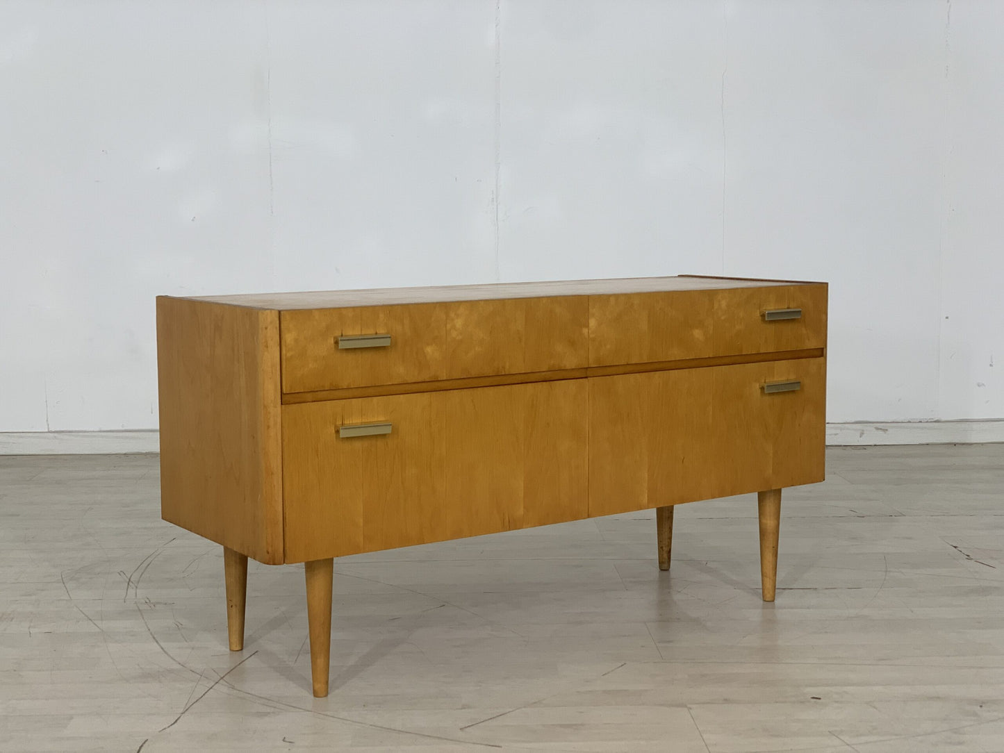 60'S LOWBOARD CHEST OF DRAWERS SIDEBOARD CABINET HALLWAY CABINET SIDEBOARD VINTAGE