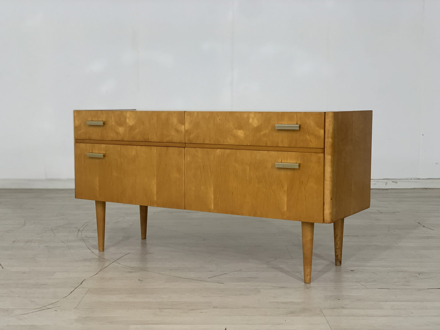 60'S LOWBOARD CHEST OF DRAWERS SIDEBOARD CABINET HALLWAY CABINET SIDEBOARD VINTAGE