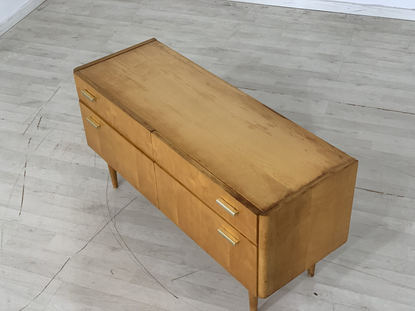 60ER JAHRE LOWBOARD KOMMODE SIDEBOARD SCHRANK FLURSCHRANK ANRICHTE VINTAGE