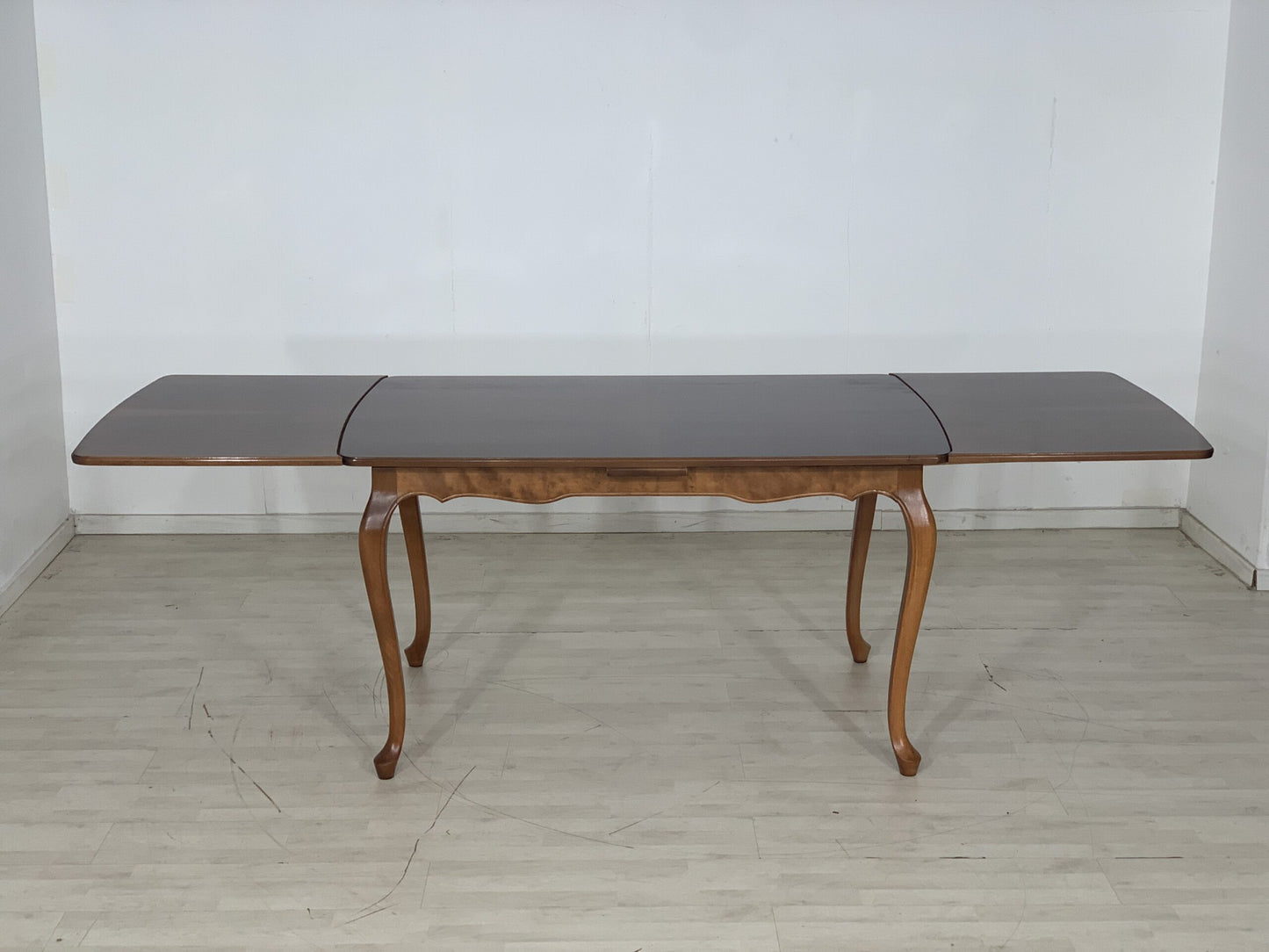 60s CHIPPENDALE DINING TABLE DINING ROOM TABLE KITCHEN TABLE EXTENDABLE VINTAGE