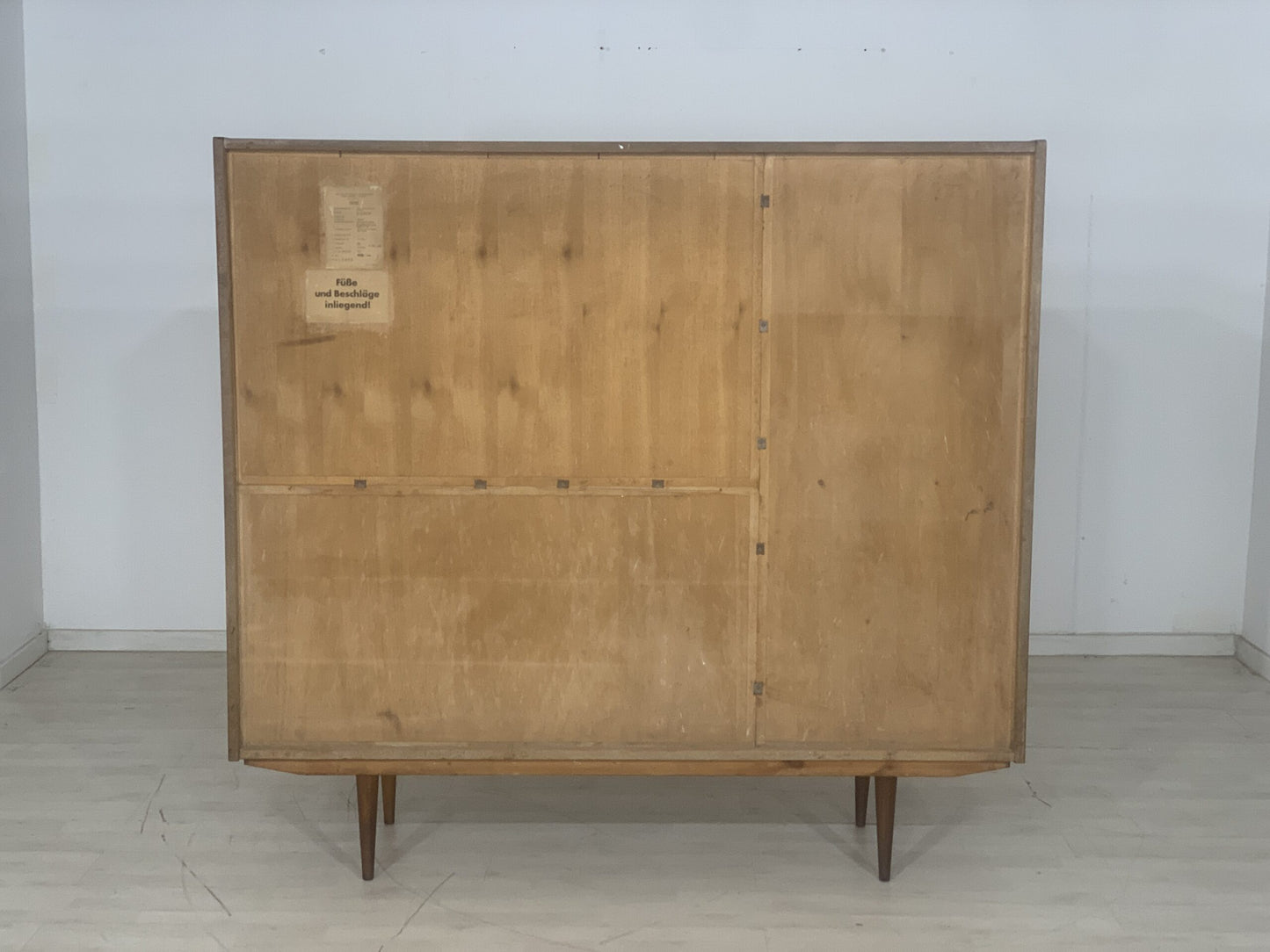 MID CENTURY HIGHBOARD SIDEBOARD CABINET HALLWAY CABINET TABLE CABINET VINTAGE