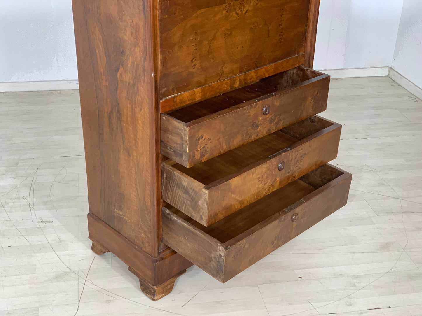 ANTIQUE CHEST OF DRAWERS SECRETARY WRITING CABINET DESK MEN'S CHEST OF DRAWERS AROUND 1900