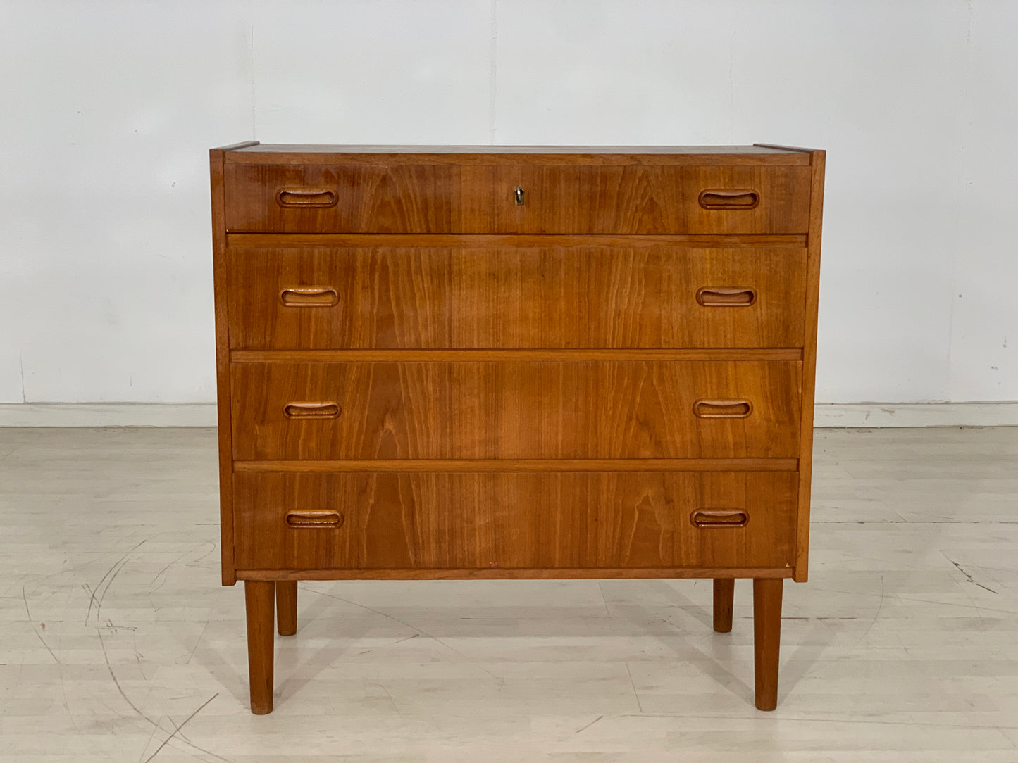 DANISH TEAK KOMMODE SCHRANK WÄSCHEKOMMODE VINTAGE