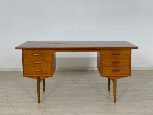 BUREAU DANOIS EN TECK TABLE DE BUREAU TABLE BUREAU VINTAGE