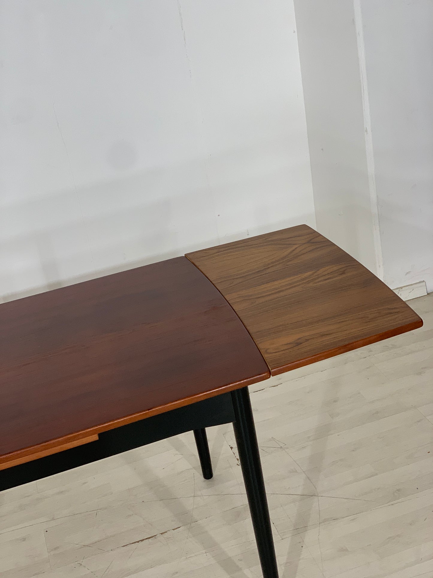 MID CENTURY DANISH TEAK ESSTISCH TISCH DINING TABLE VINTAGE