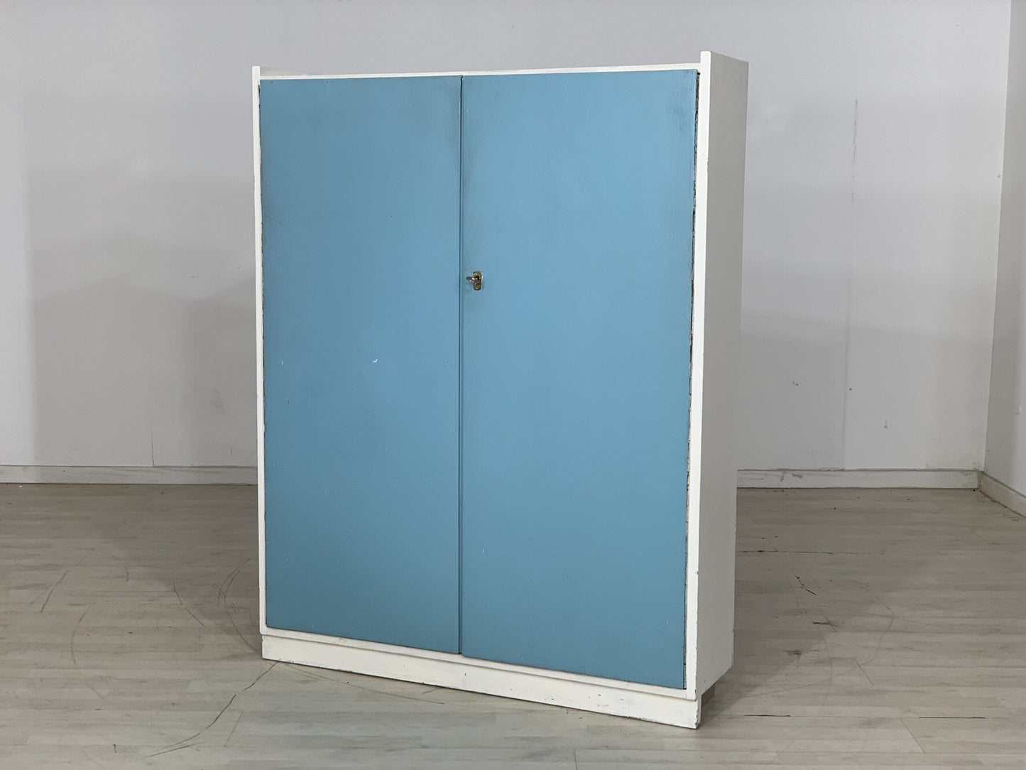 MID CENTURY LAUNDRY CABINET SHOE CABINET HALLWAY CABINET WARDROBE VINTAGE WARDROBE