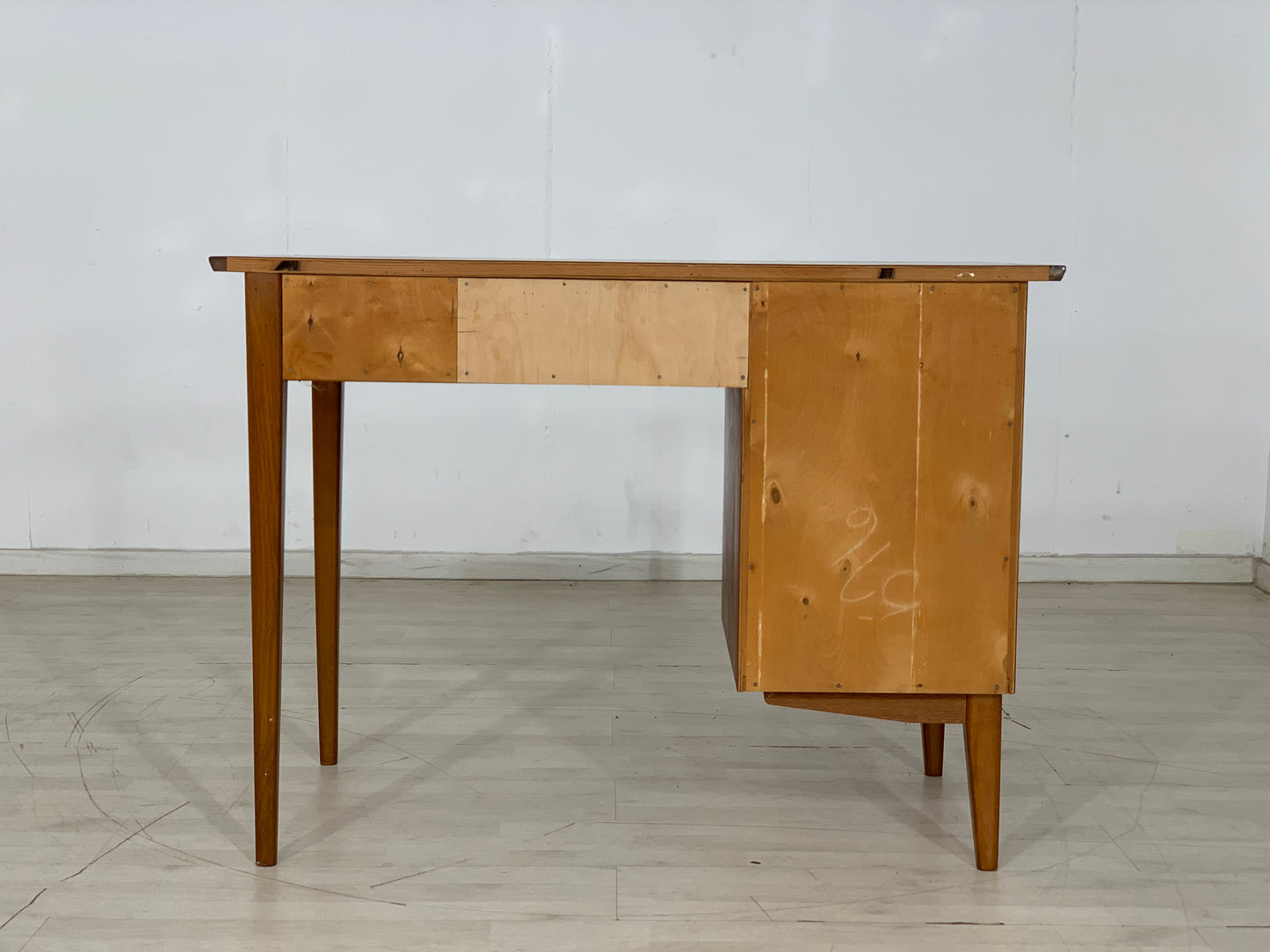 DANISH TEAK SCHREIBTISCH TISCH DESK VINTAGE