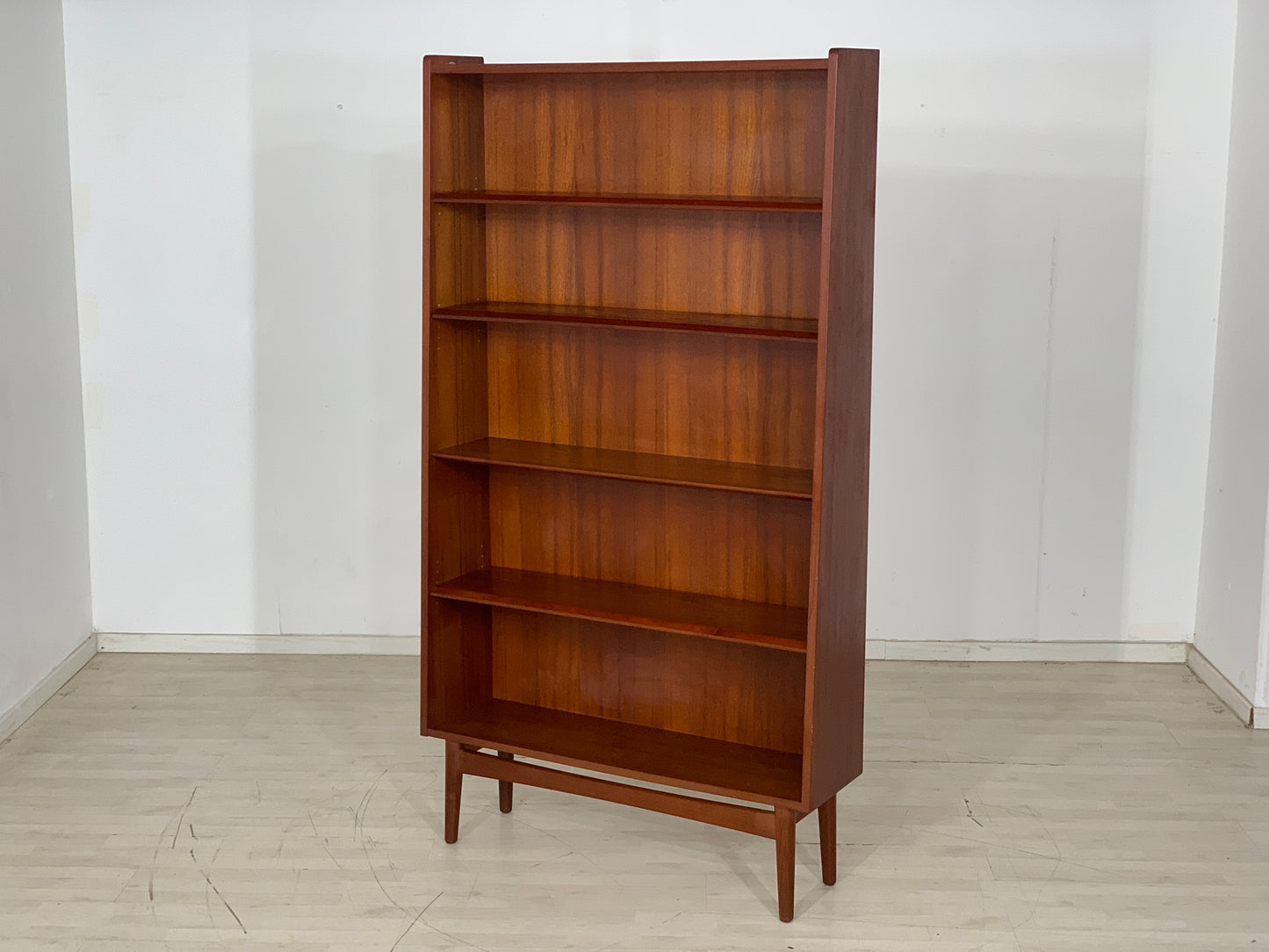 DANISH TEAK SHELF CABINET BOOKSHELF VINTAGE